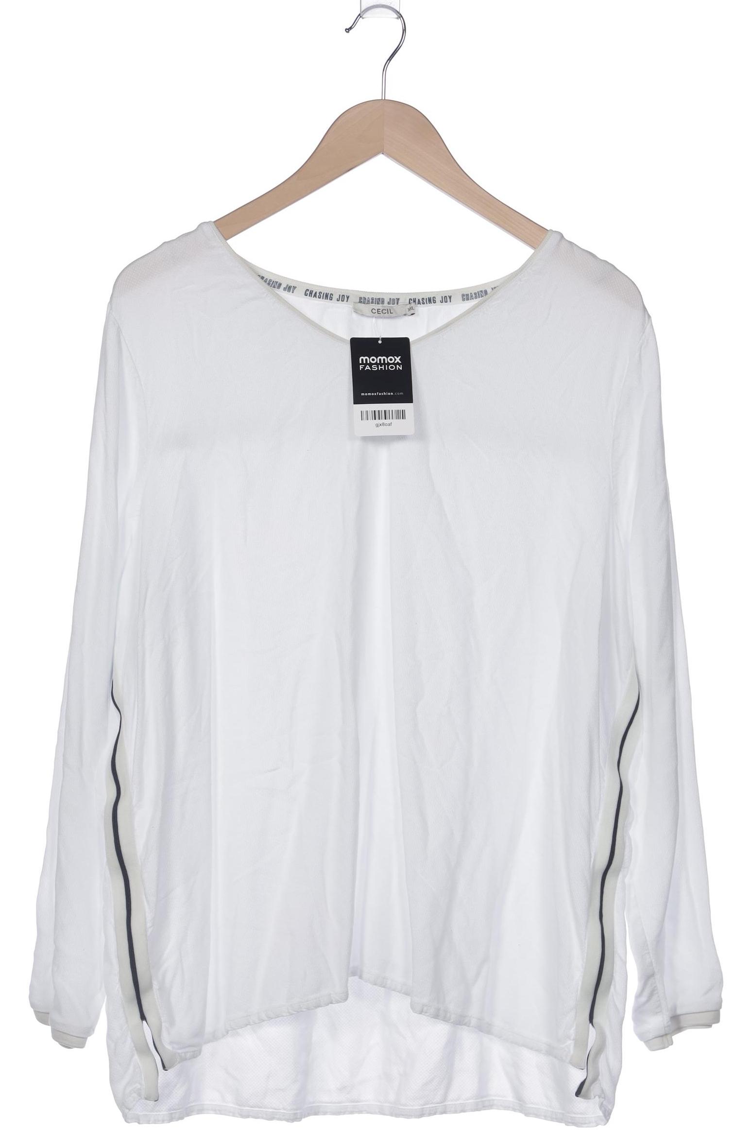 

Cecil Damen Langarmshirt, weiß, Gr. 46