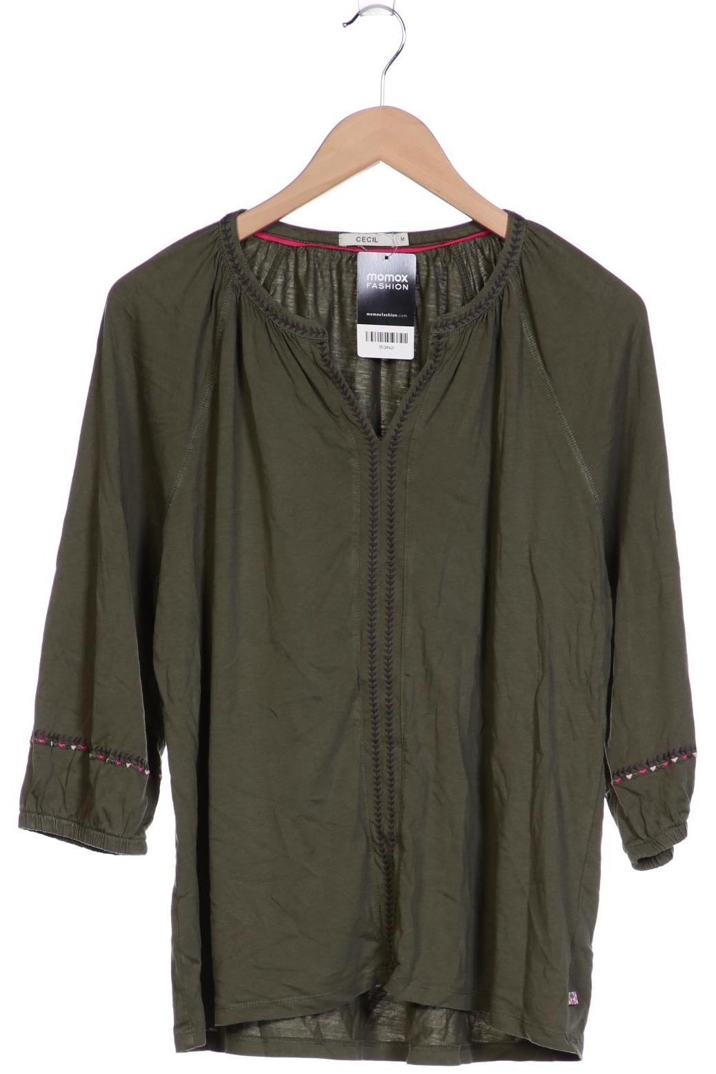

Cecil Damen Langarmshirt, grün, Gr. 38