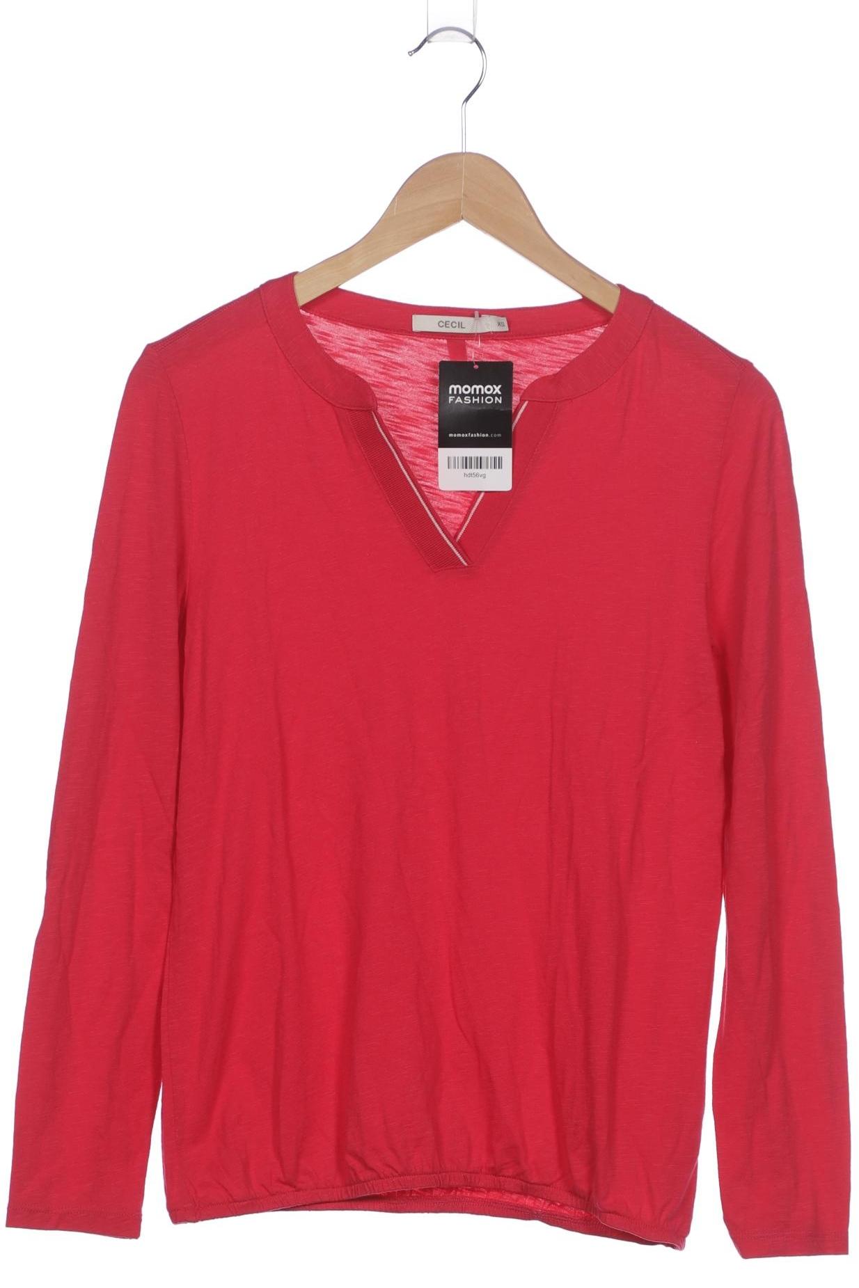 

Cecil Damen Langarmshirt, pink, Gr. 34