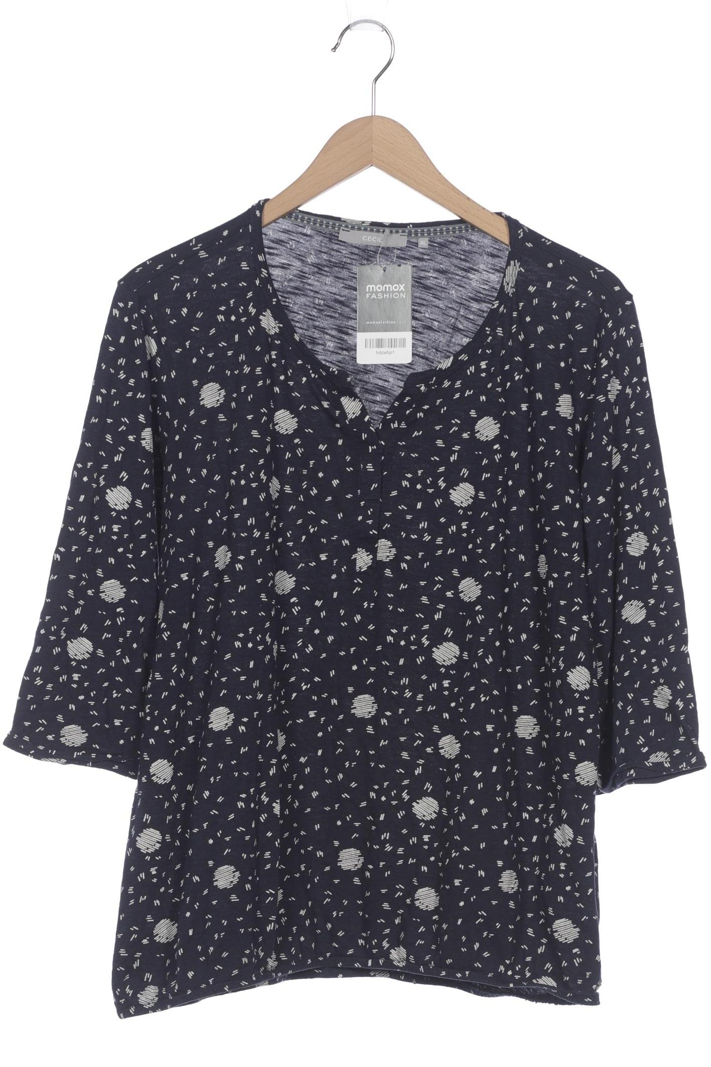

Cecil Damen Langarmshirt, marineblau, Gr. 44