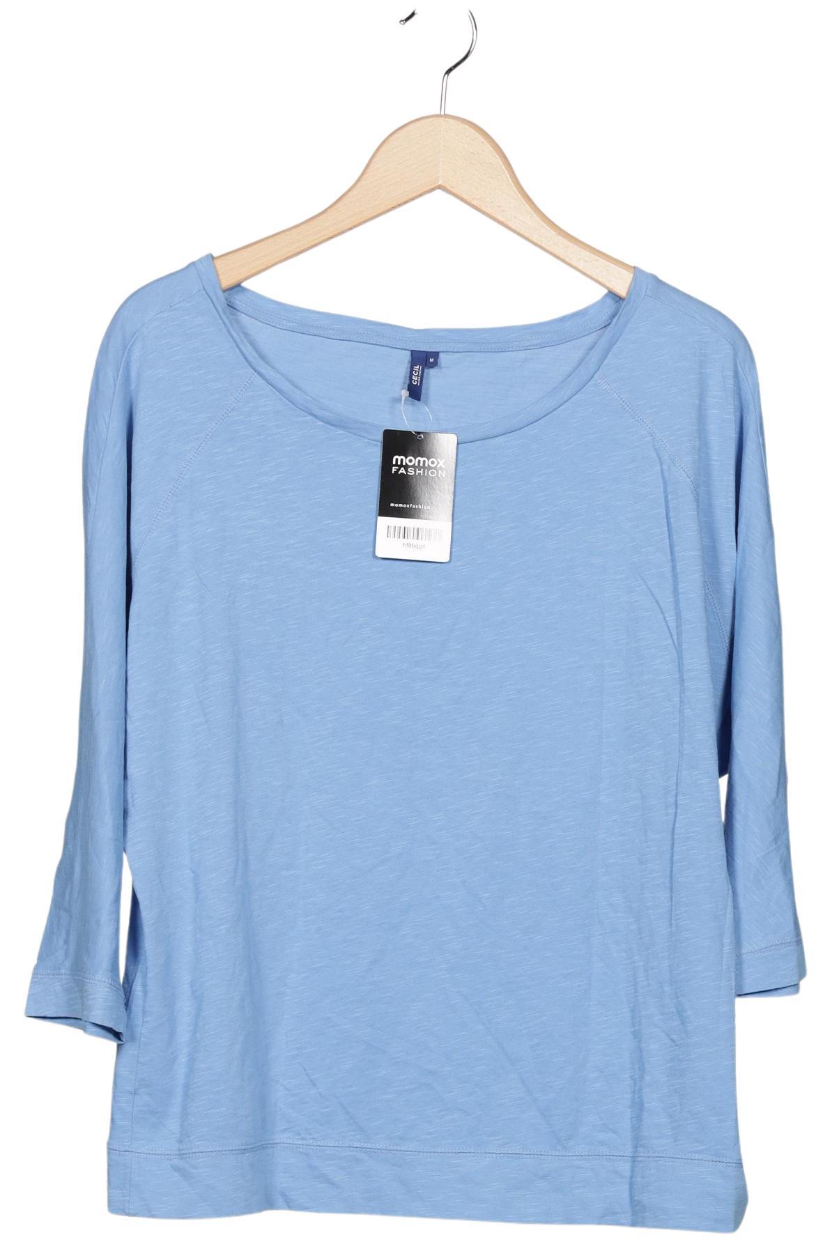 

Cecil Damen Langarmshirt, hellblau, Gr. 38