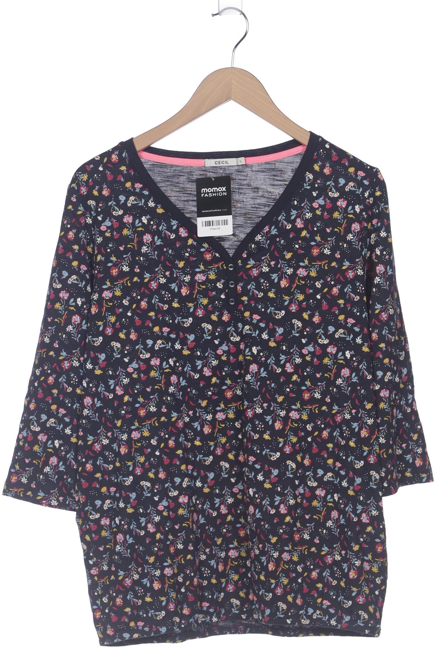 

Cecil Damen Langarmshirt, marineblau, Gr. 42