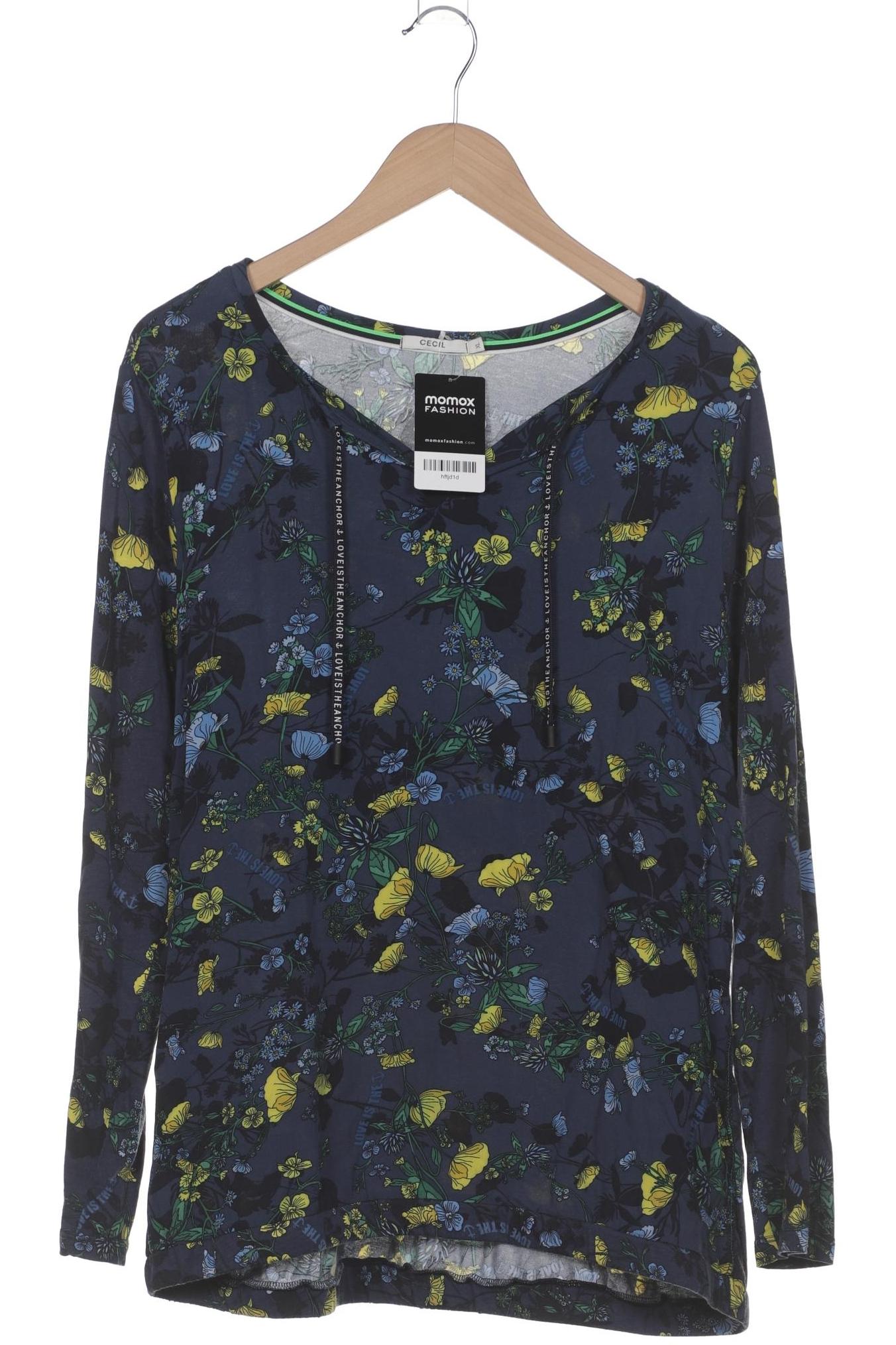 

Cecil Damen Langarmshirt, marineblau, Gr. 44