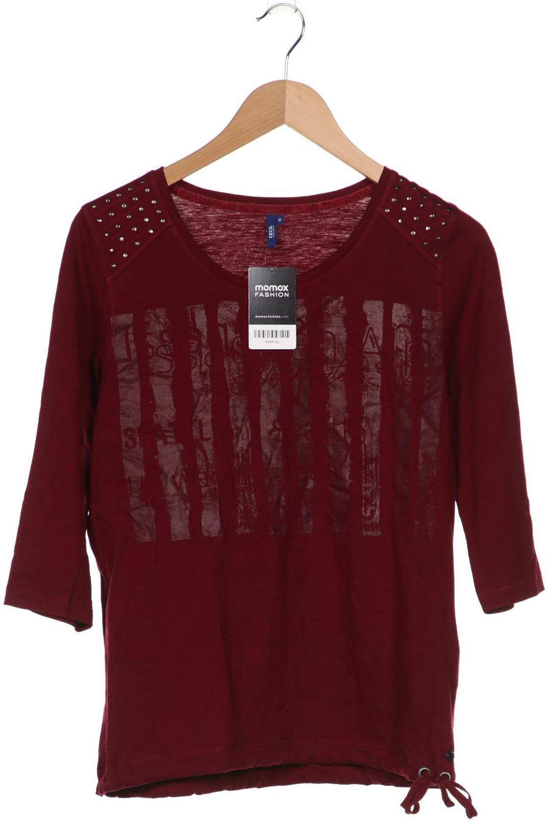 

Cecil Damen Langarmshirt, bordeaux, Gr. 38