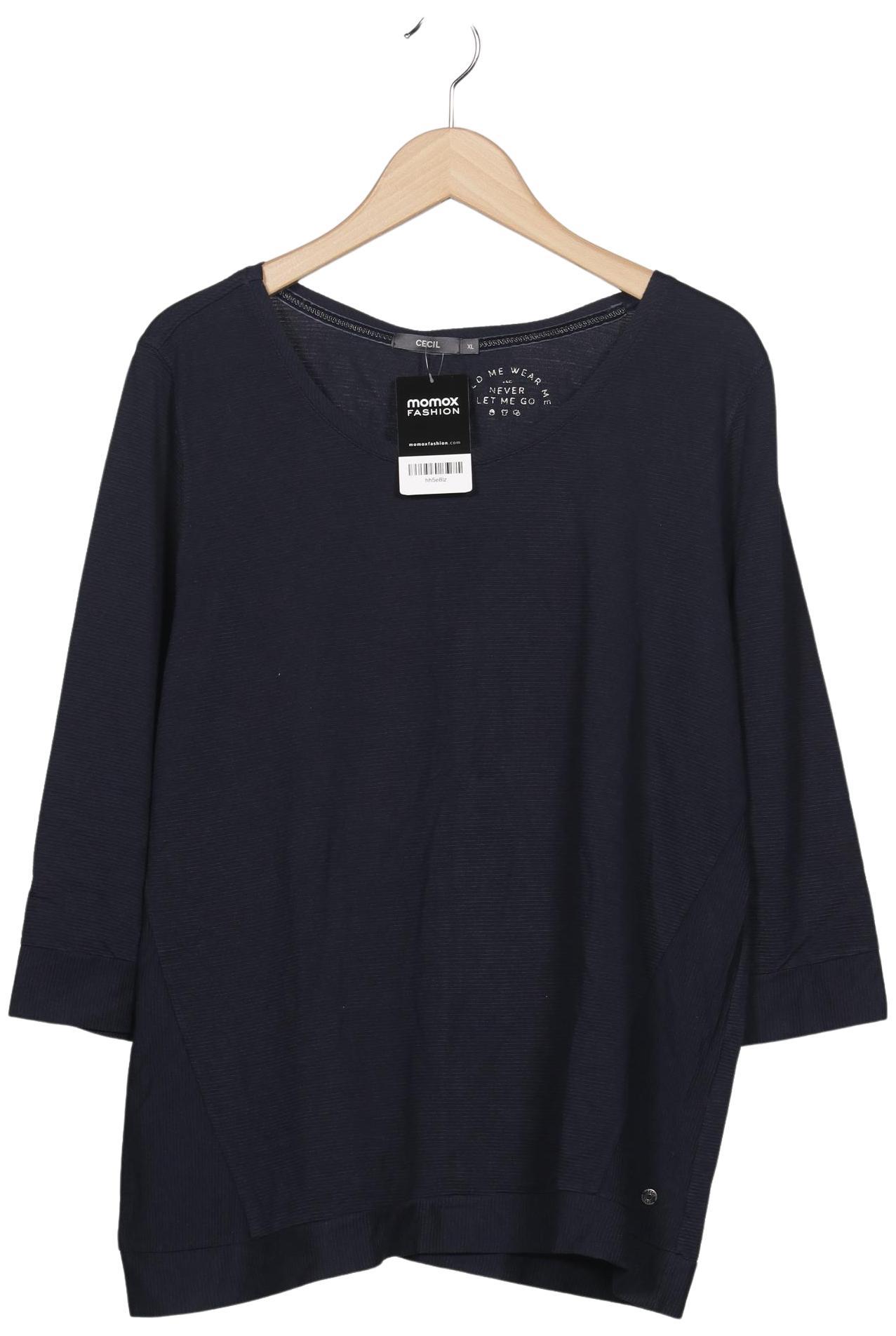 

Cecil Damen Langarmshirt, marineblau, Gr. 44