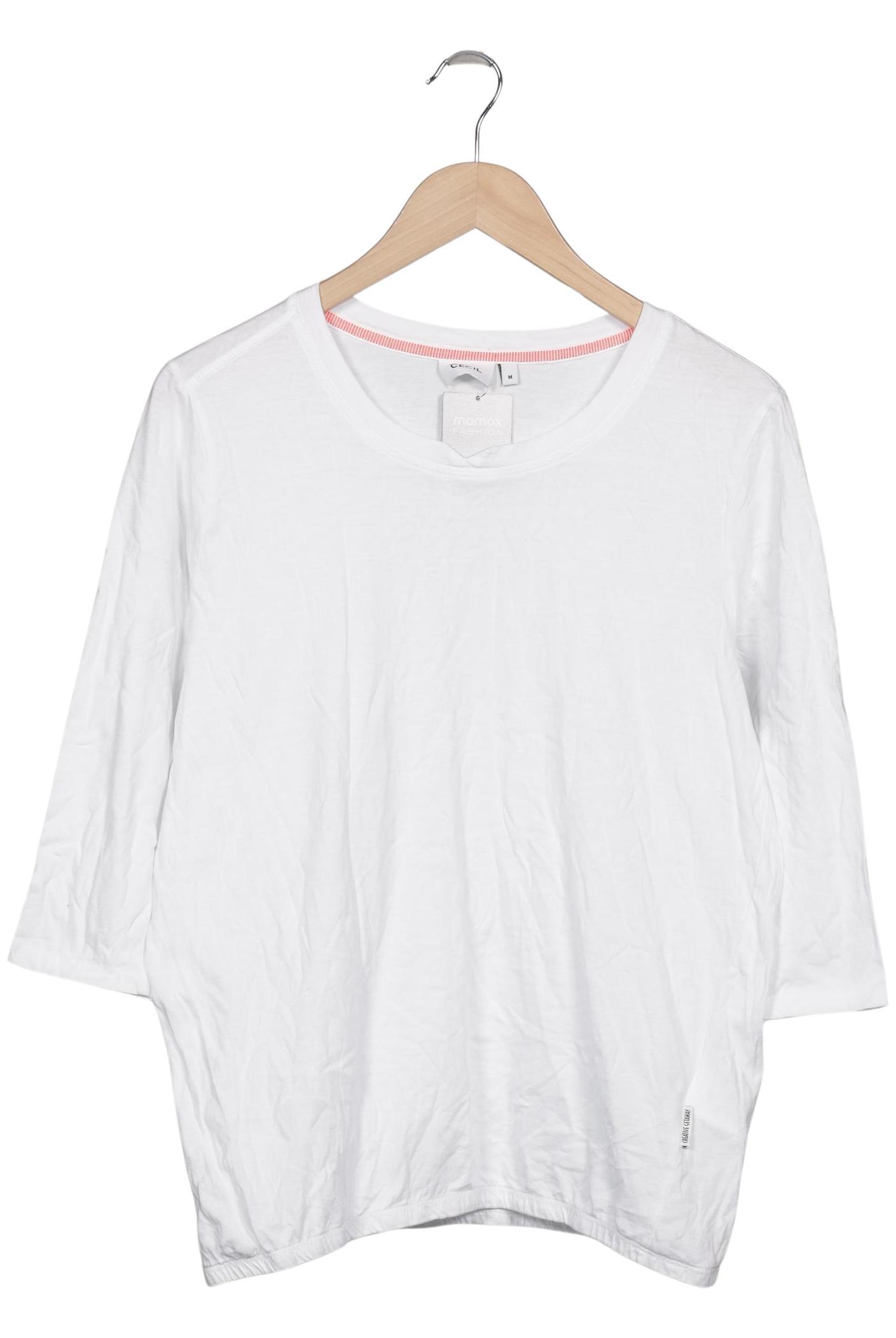 

Cecil Damen Langarmshirt, weiß, Gr. 38