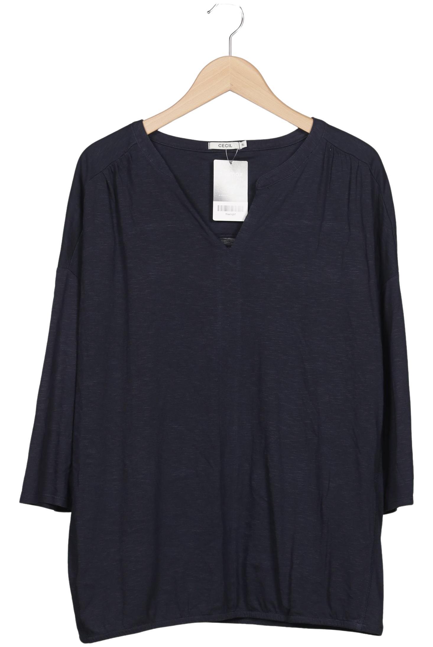 

Cecil Damen Langarmshirt, marineblau, Gr. 44