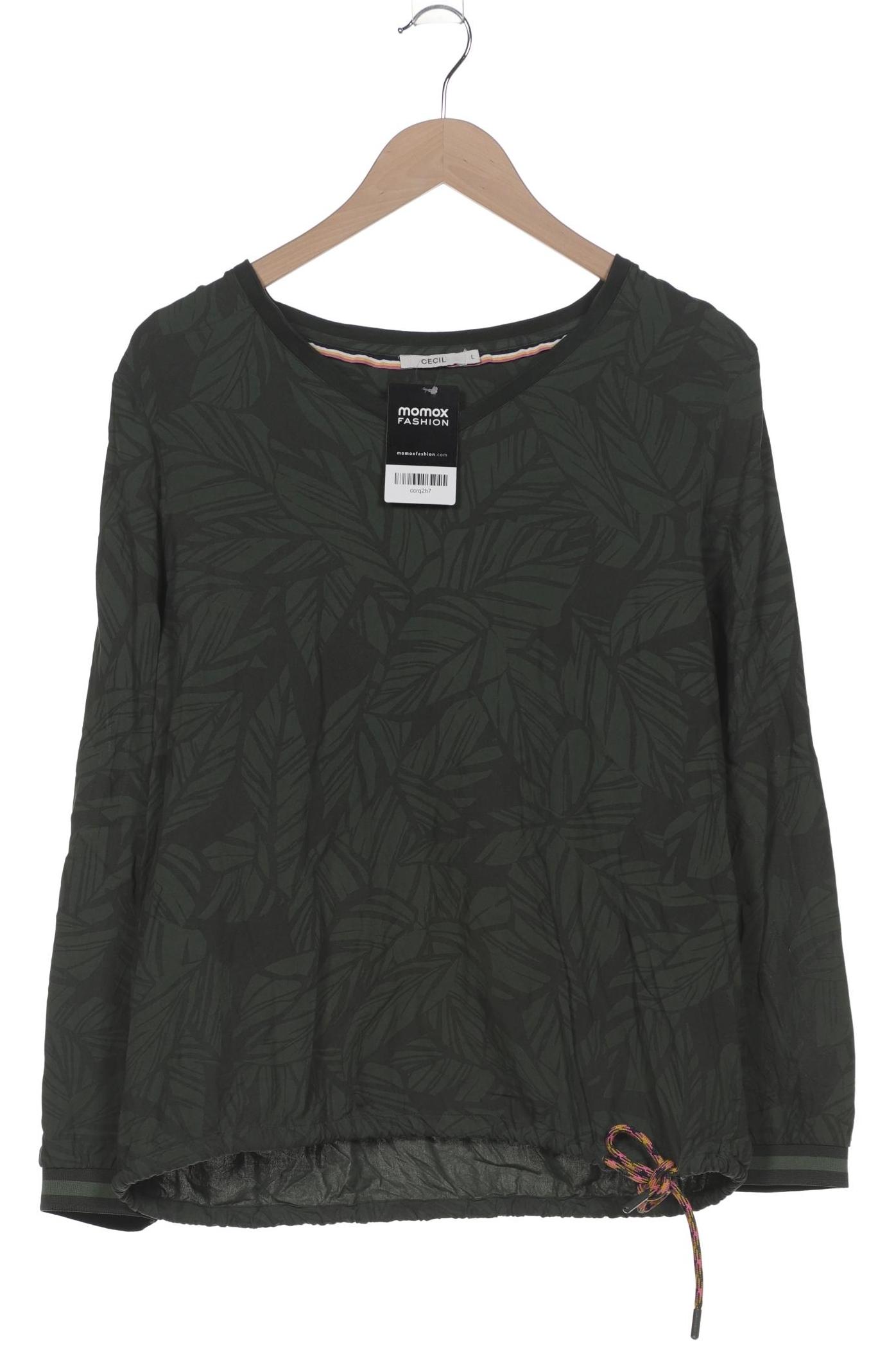 

Cecil Damen Langarmshirt, grün, Gr. 42