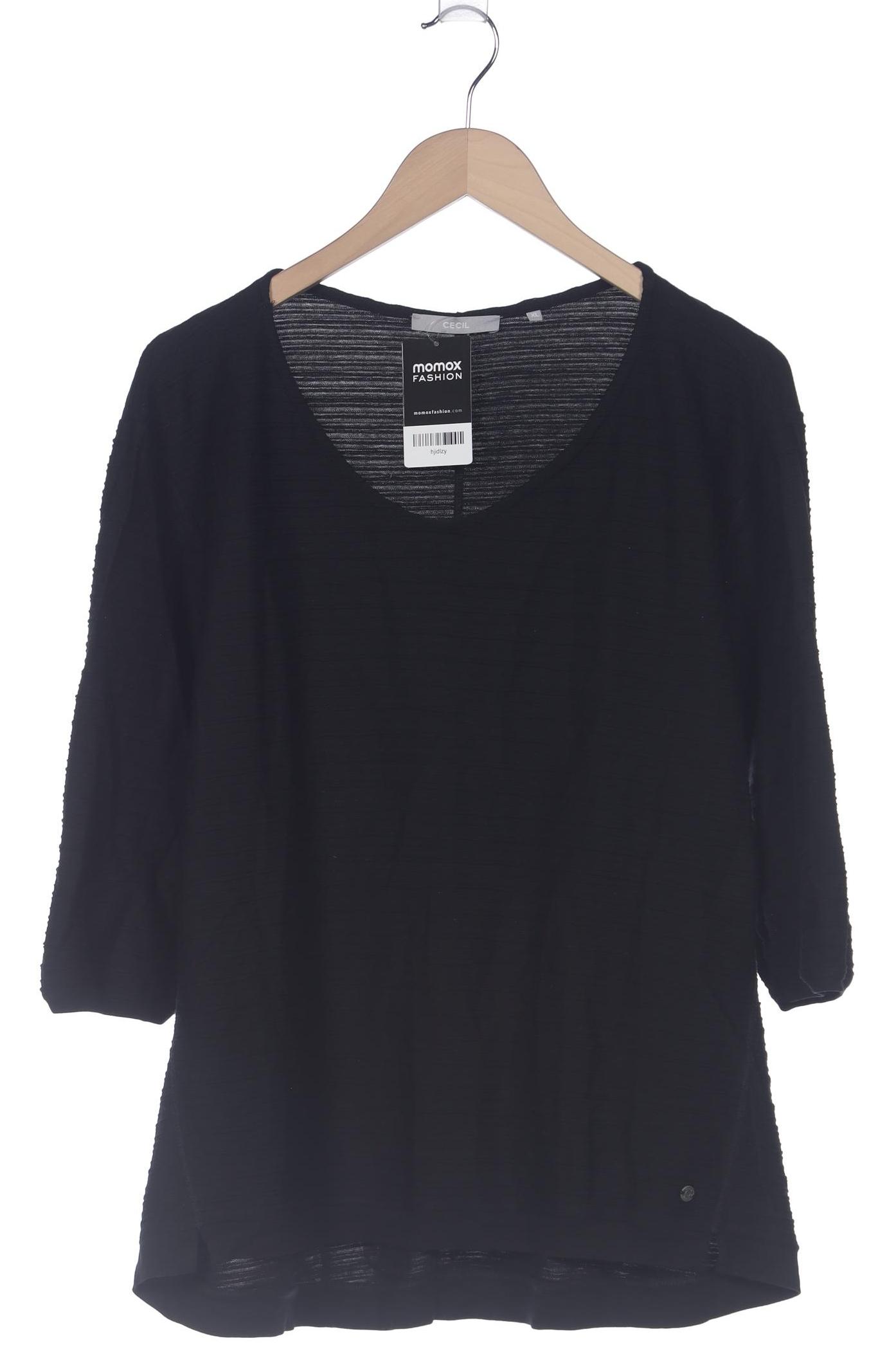 

Cecil Damen Langarmshirt, schwarz, Gr. 44