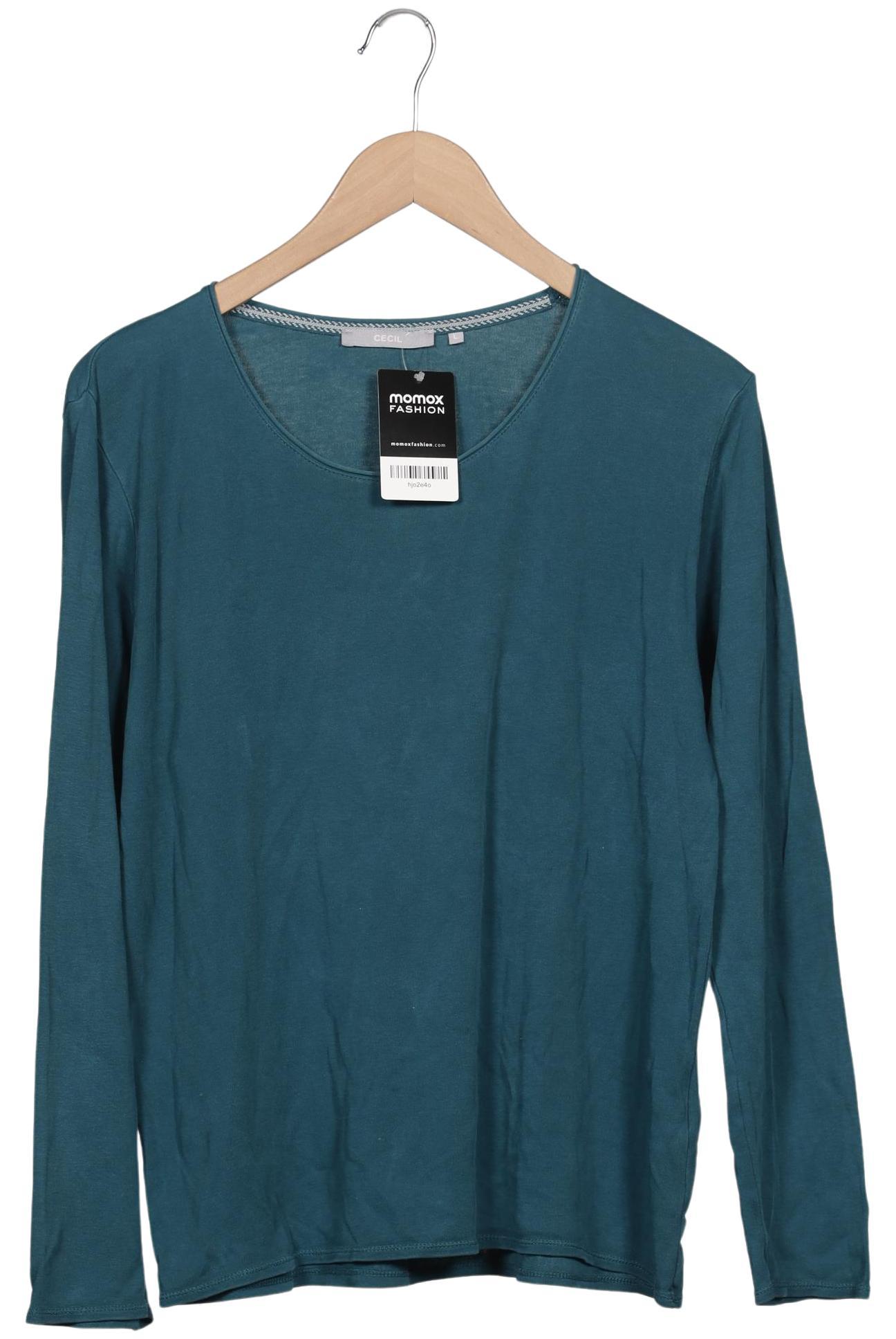

Cecil Damen Langarmshirt, türkis, Gr. 42