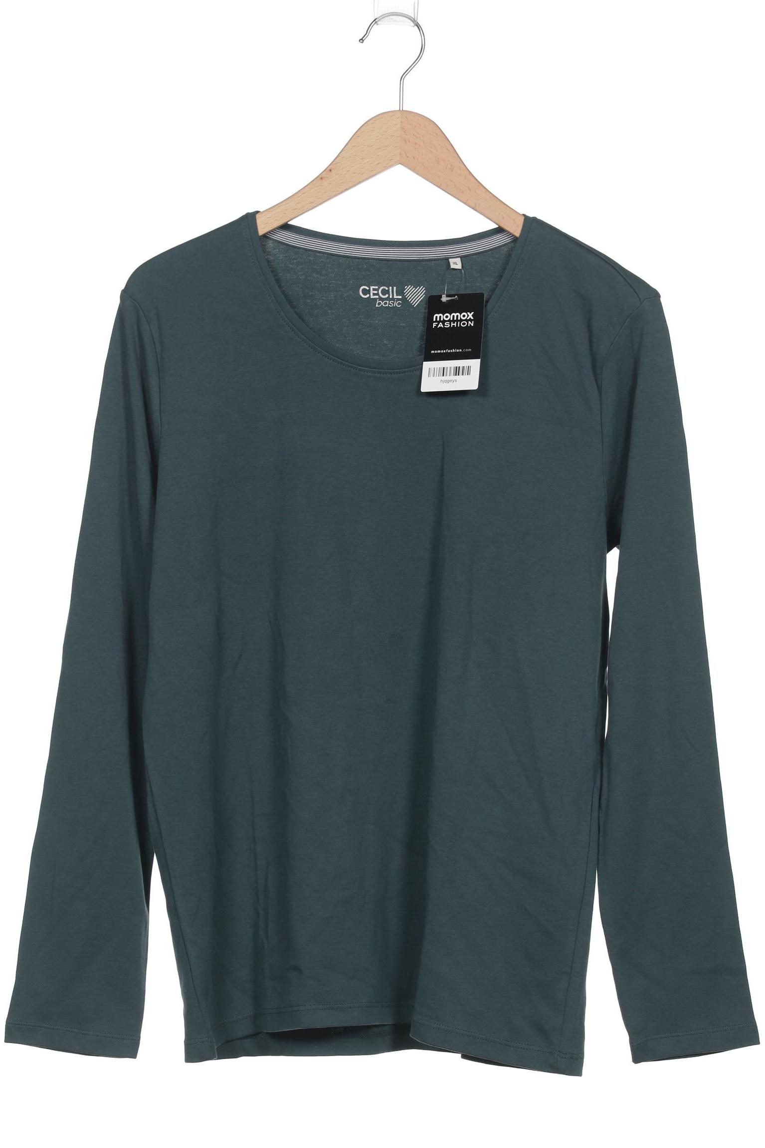 

Cecil Damen Langarmshirt, türkis, Gr. 44