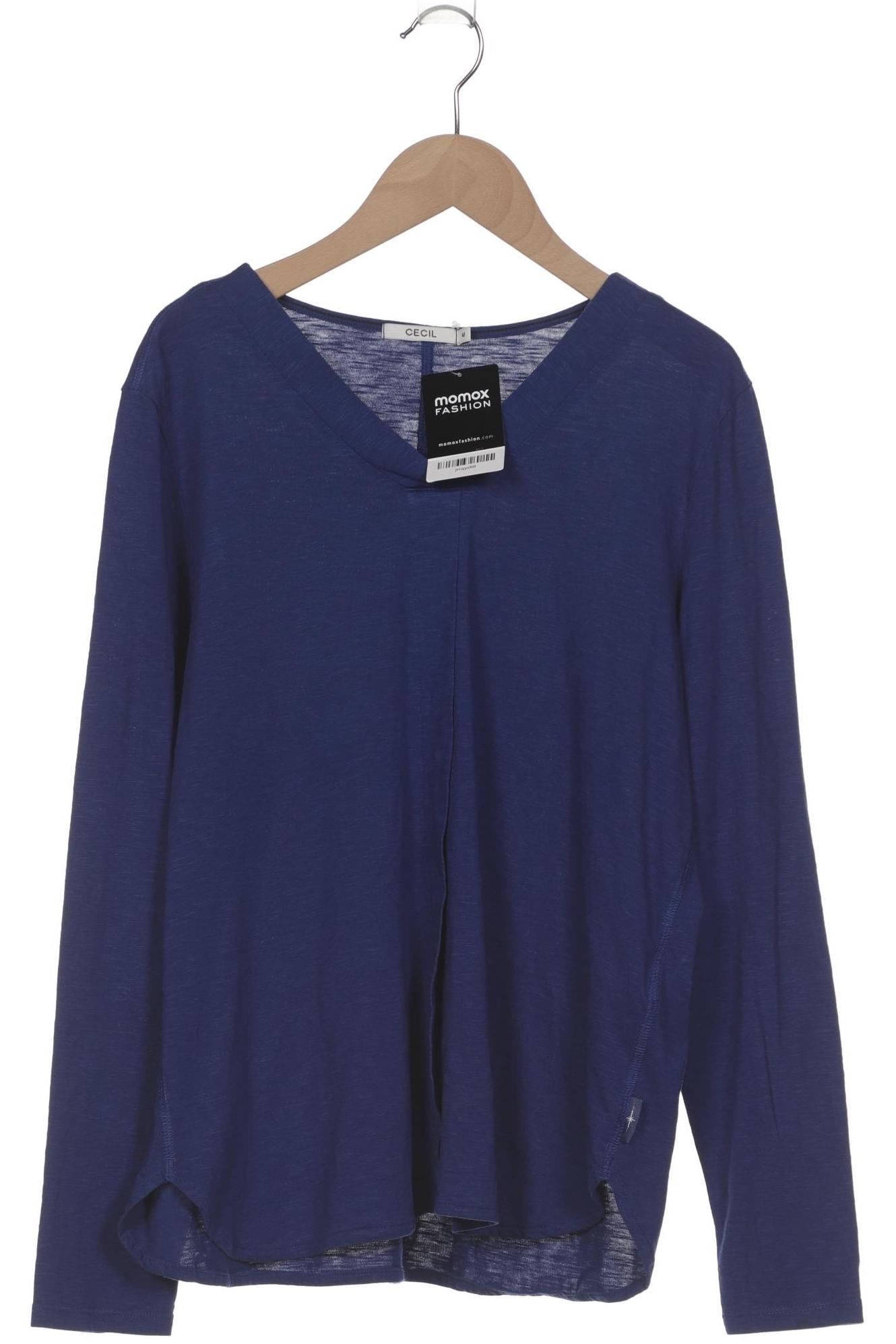 

Cecil Damen Langarmshirt, marineblau, Gr. 38
