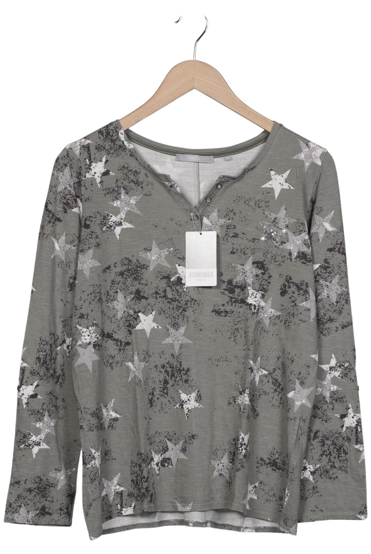 

Cecil Damen Langarmshirt, grün, Gr. 42