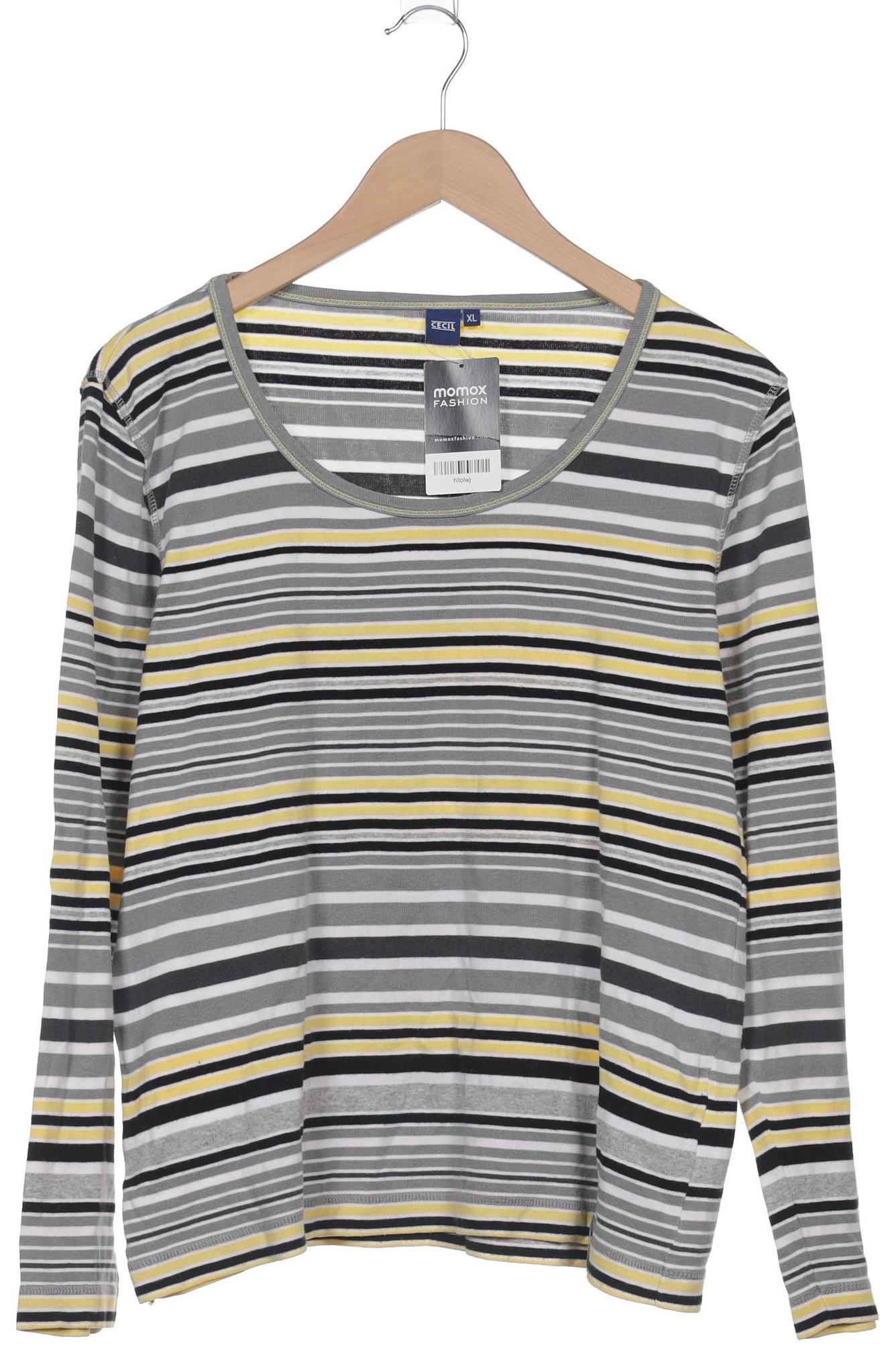 

Cecil Damen Langarmshirt, grau, Gr. 44