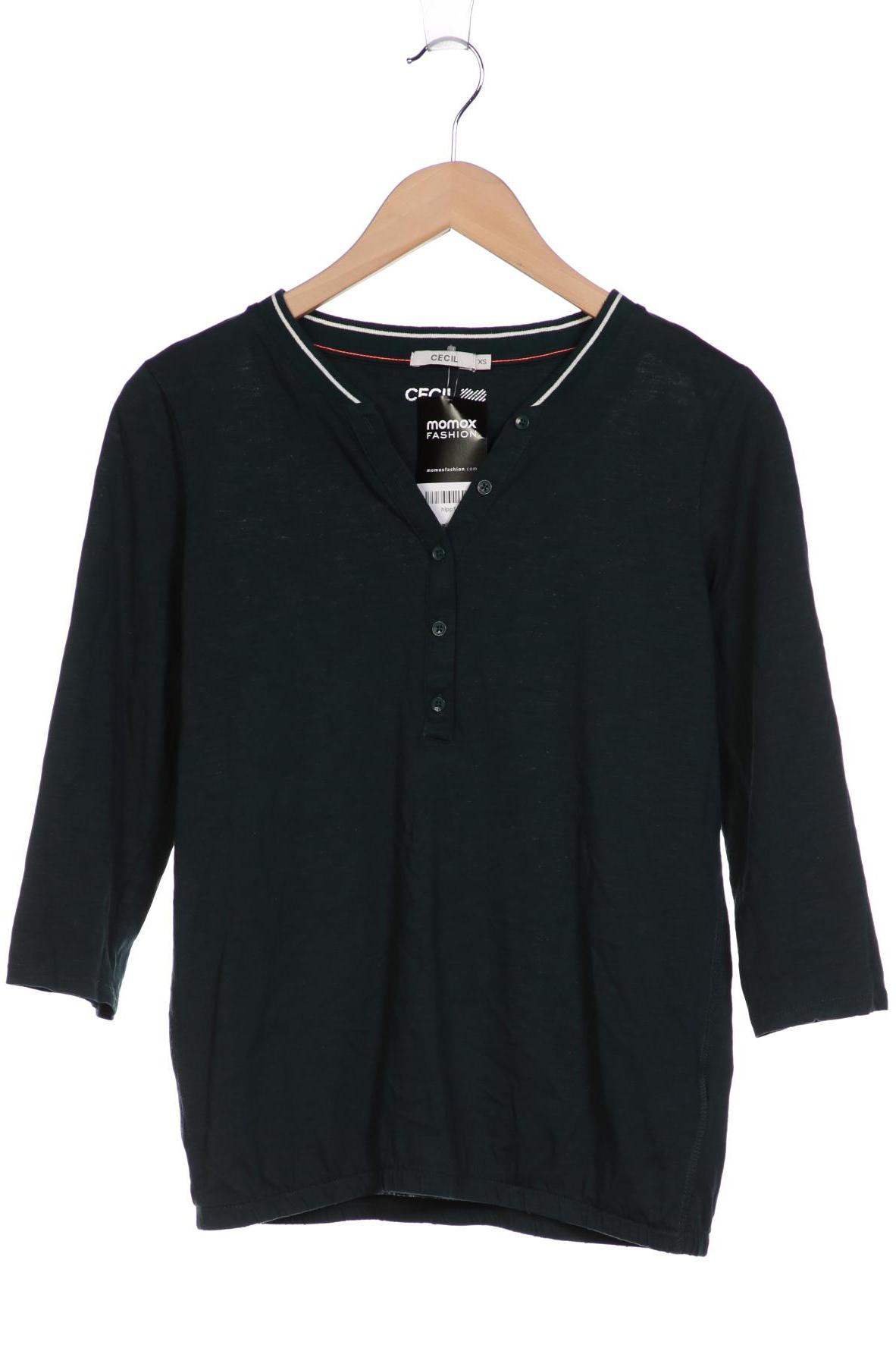 

Cecil Damen Langarmshirt, grün, Gr. 34