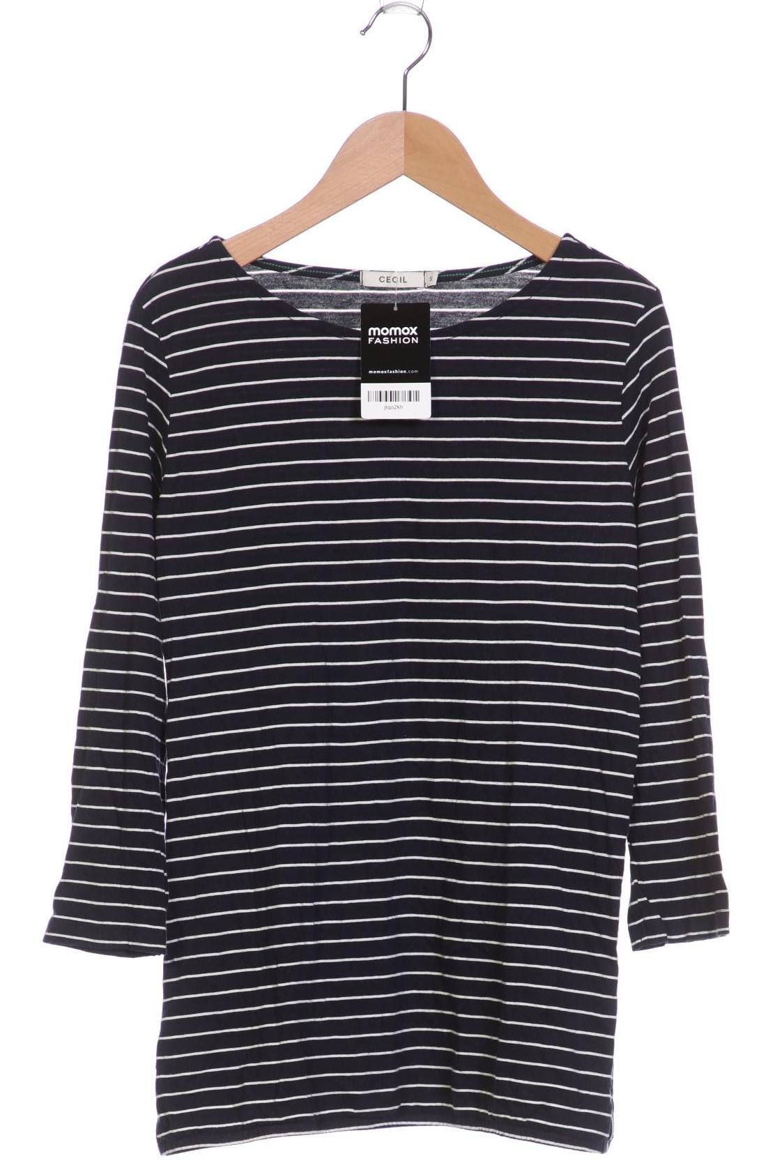 

Cecil Damen Langarmshirt, marineblau, Gr. 36
