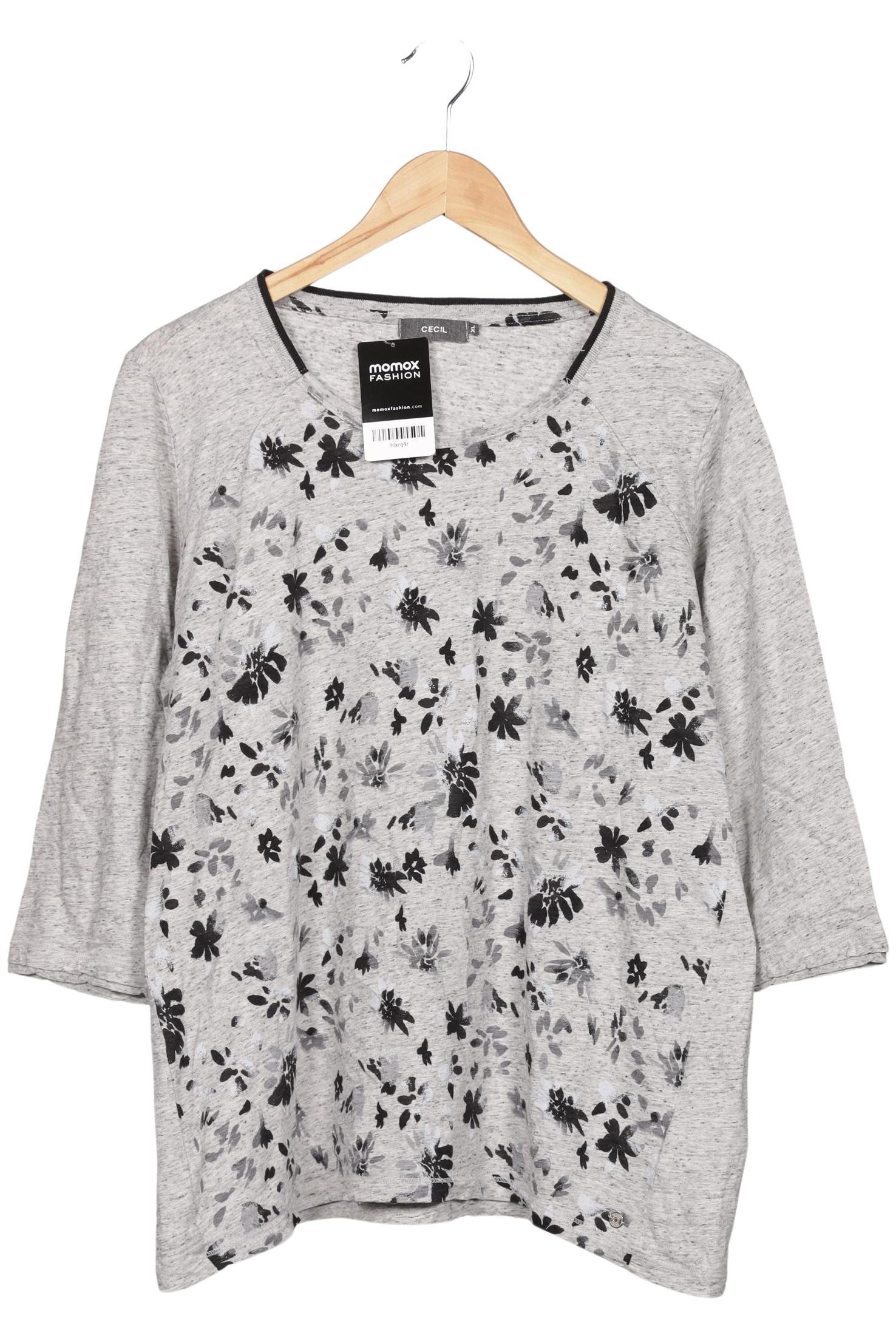 

Cecil Damen Langarmshirt, grau, Gr. 44