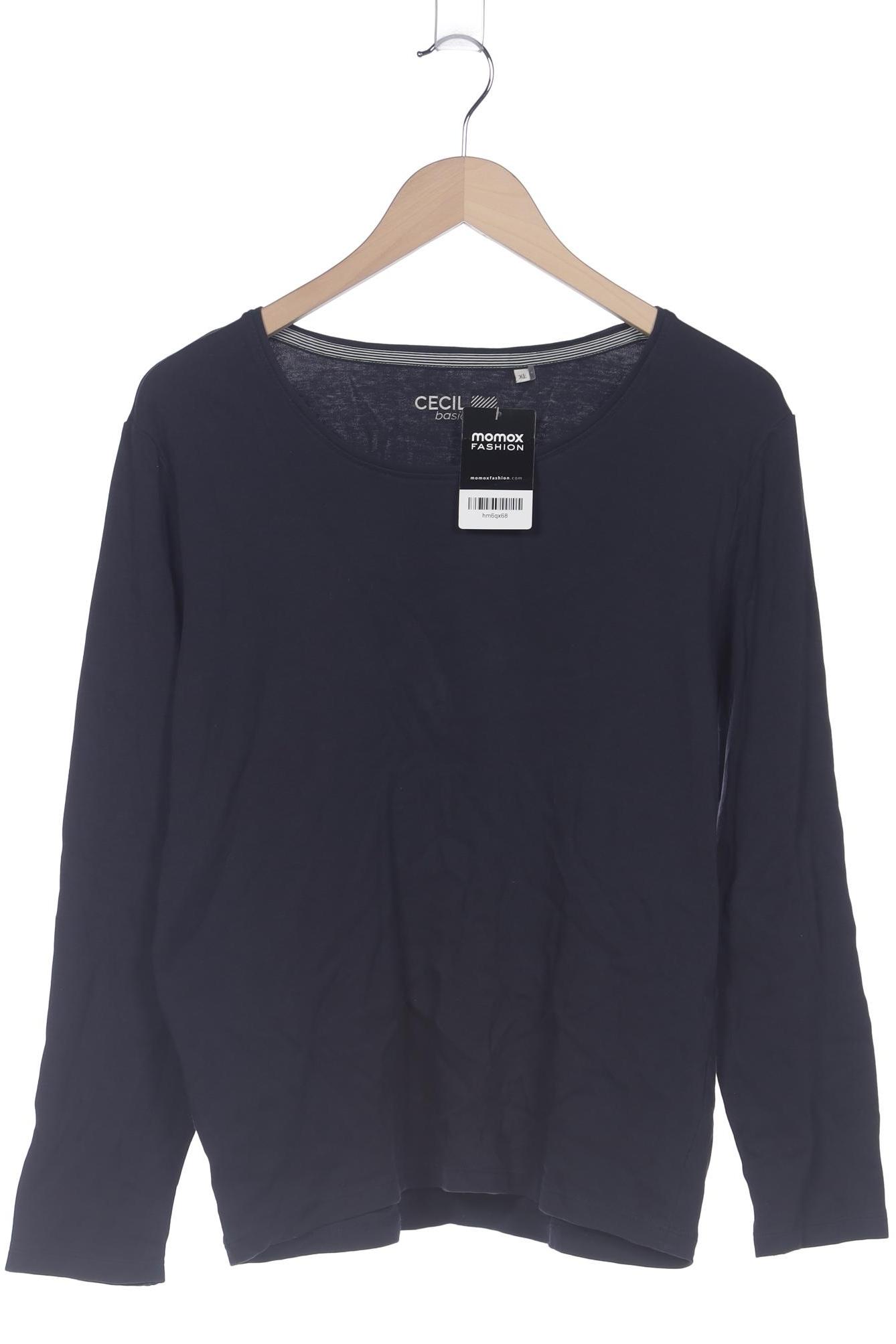 

Cecil Damen Langarmshirt, marineblau, Gr. 44