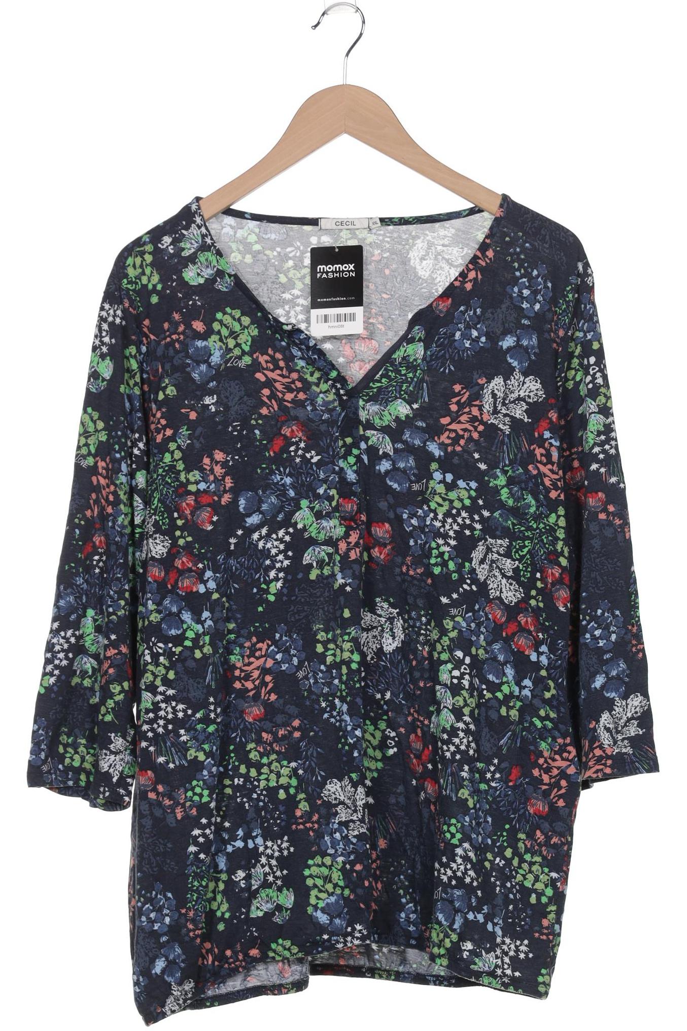 

Cecil Damen Langarmshirt, marineblau, Gr. 46
