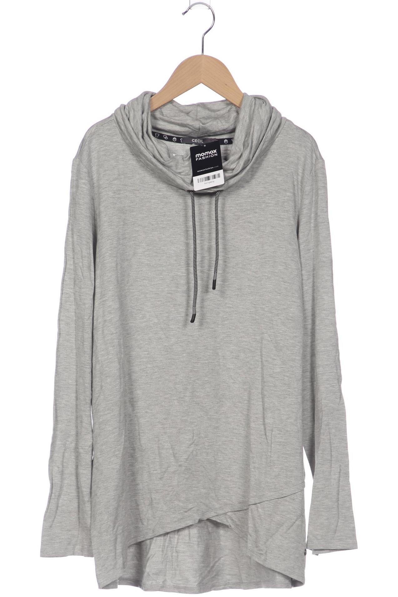 

Cecil Damen Langarmshirt, grau, Gr. 42