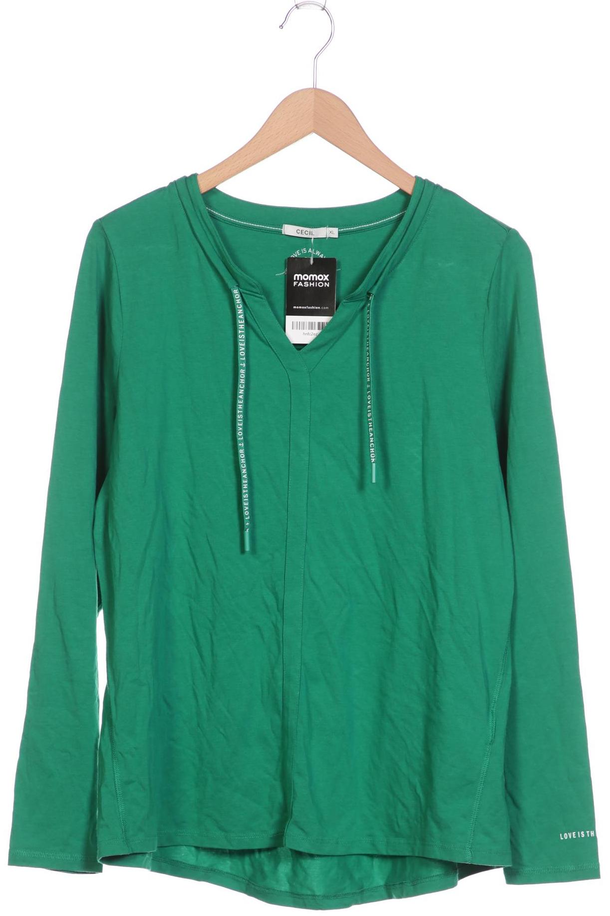 

CECIL Damen Langarmshirt, grün