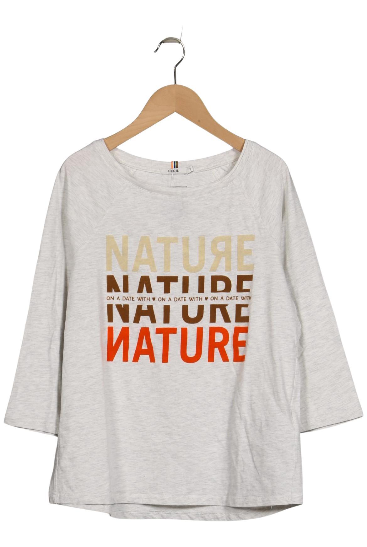 

Cecil Damen Langarmshirt, grau, Gr. 36