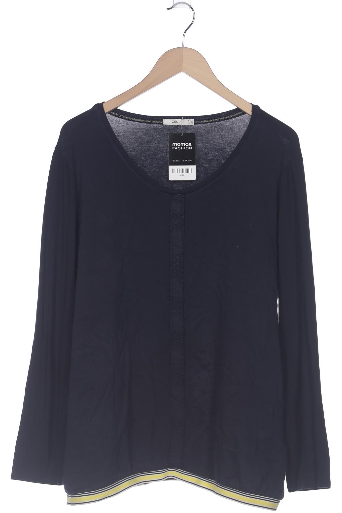 

Cecil Damen Langarmshirt, marineblau, Gr. 46