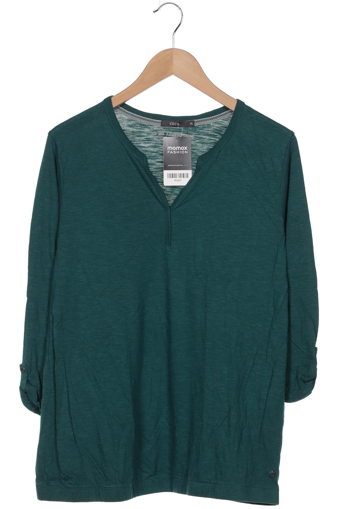 

Cecil Damen Langarmshirt, grün, Gr. 44