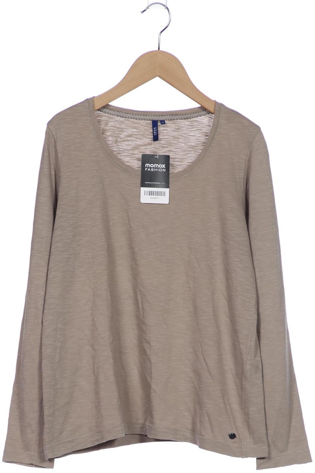 

Cecil Damen Langarmshirt, beige, Gr. 38