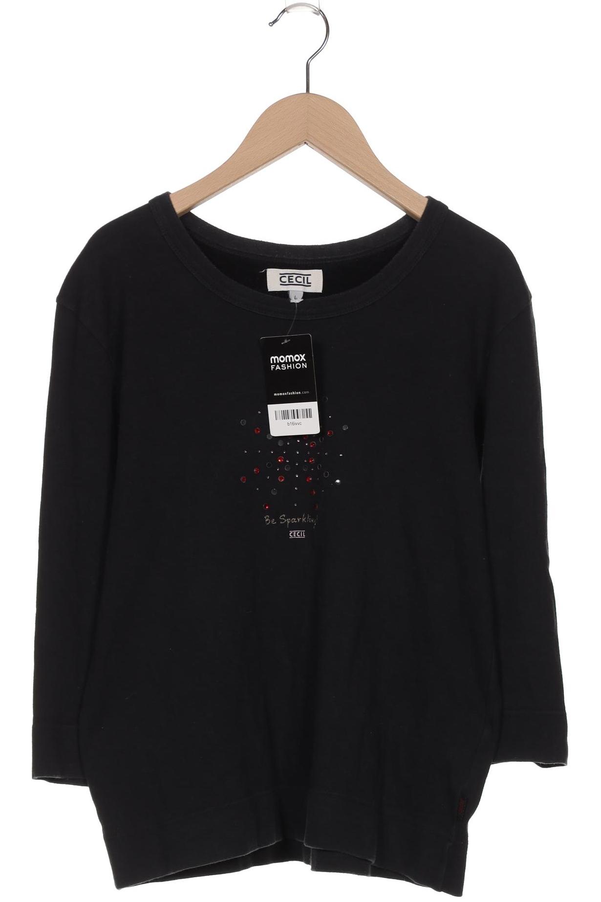 

Cecil Damen Langarmshirt, schwarz, Gr. 42