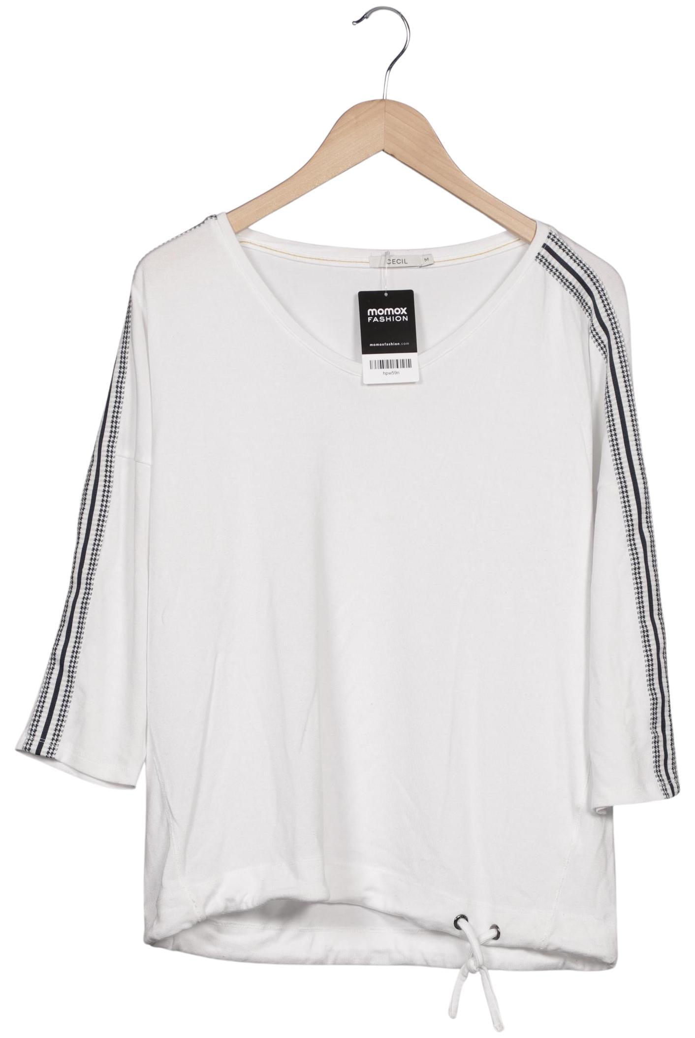 

Cecil Damen Langarmshirt, weiß, Gr. 38
