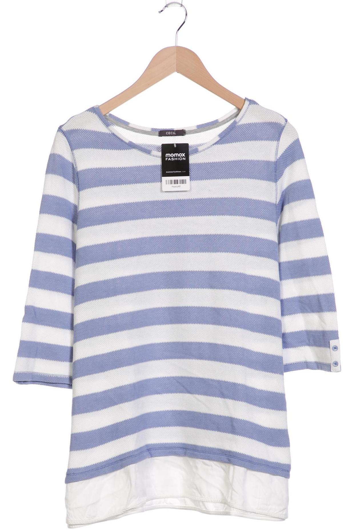 

Cecil Damen Langarmshirt, blau, Gr. 42