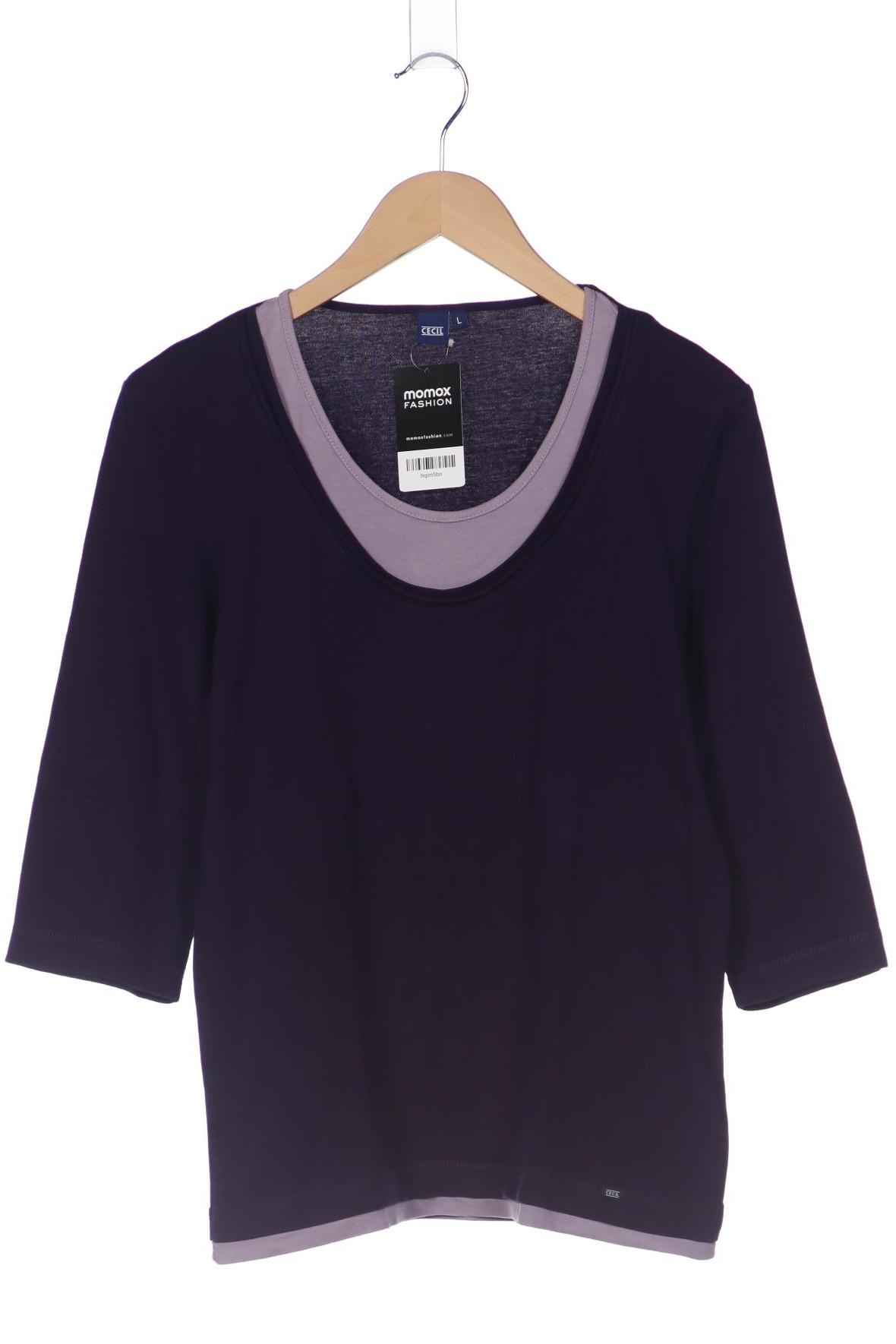 

Cecil Damen Langarmshirt, flieder, Gr. 42