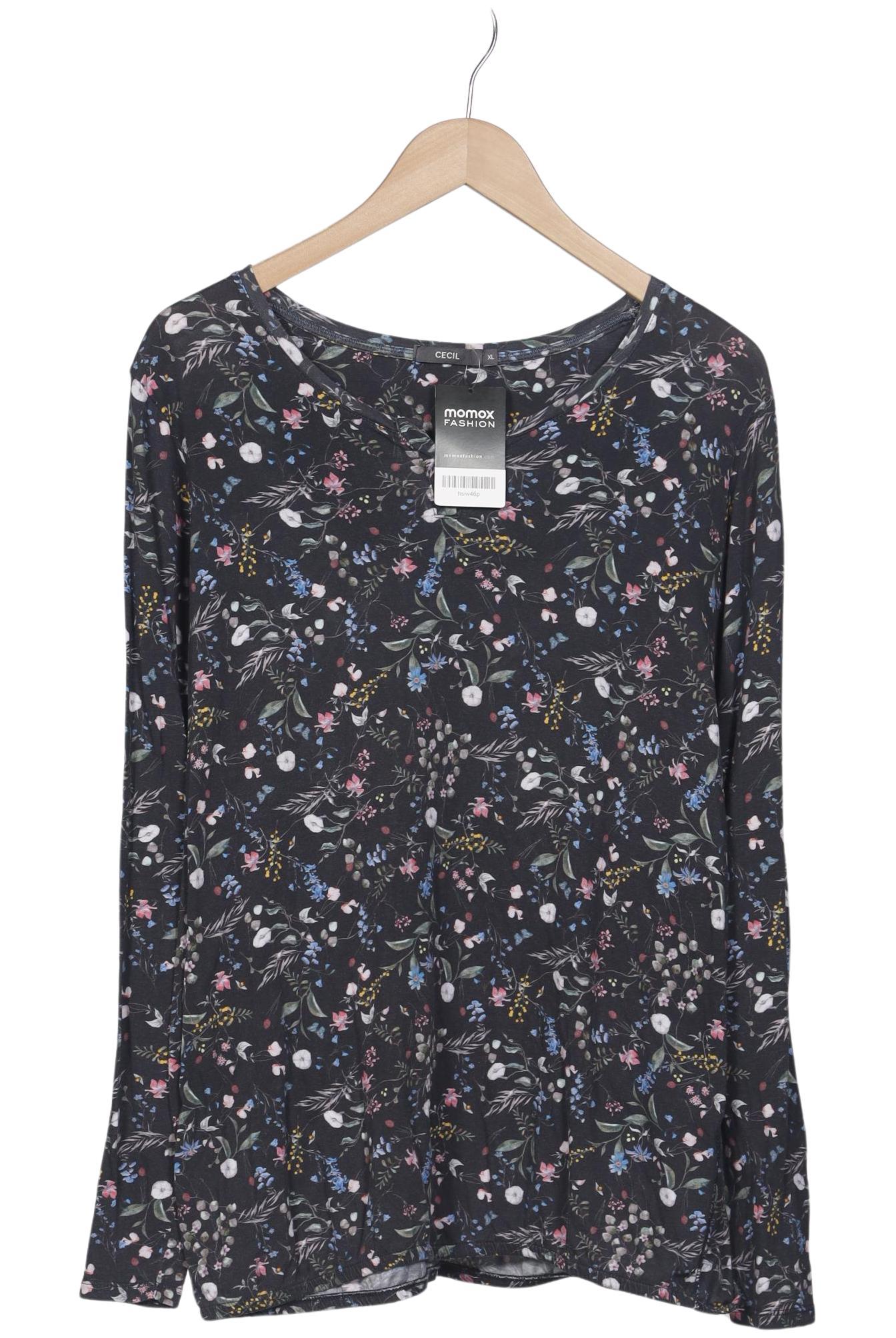 

Cecil Damen Langarmshirt, schwarz, Gr. 44