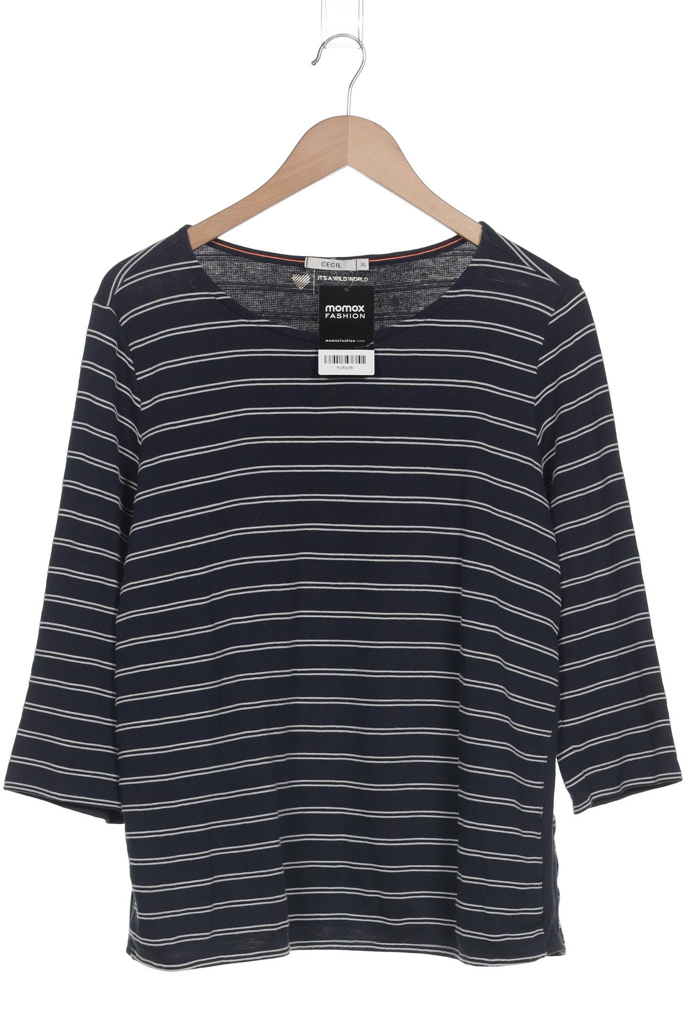

Cecil Damen Langarmshirt, marineblau, Gr. 44