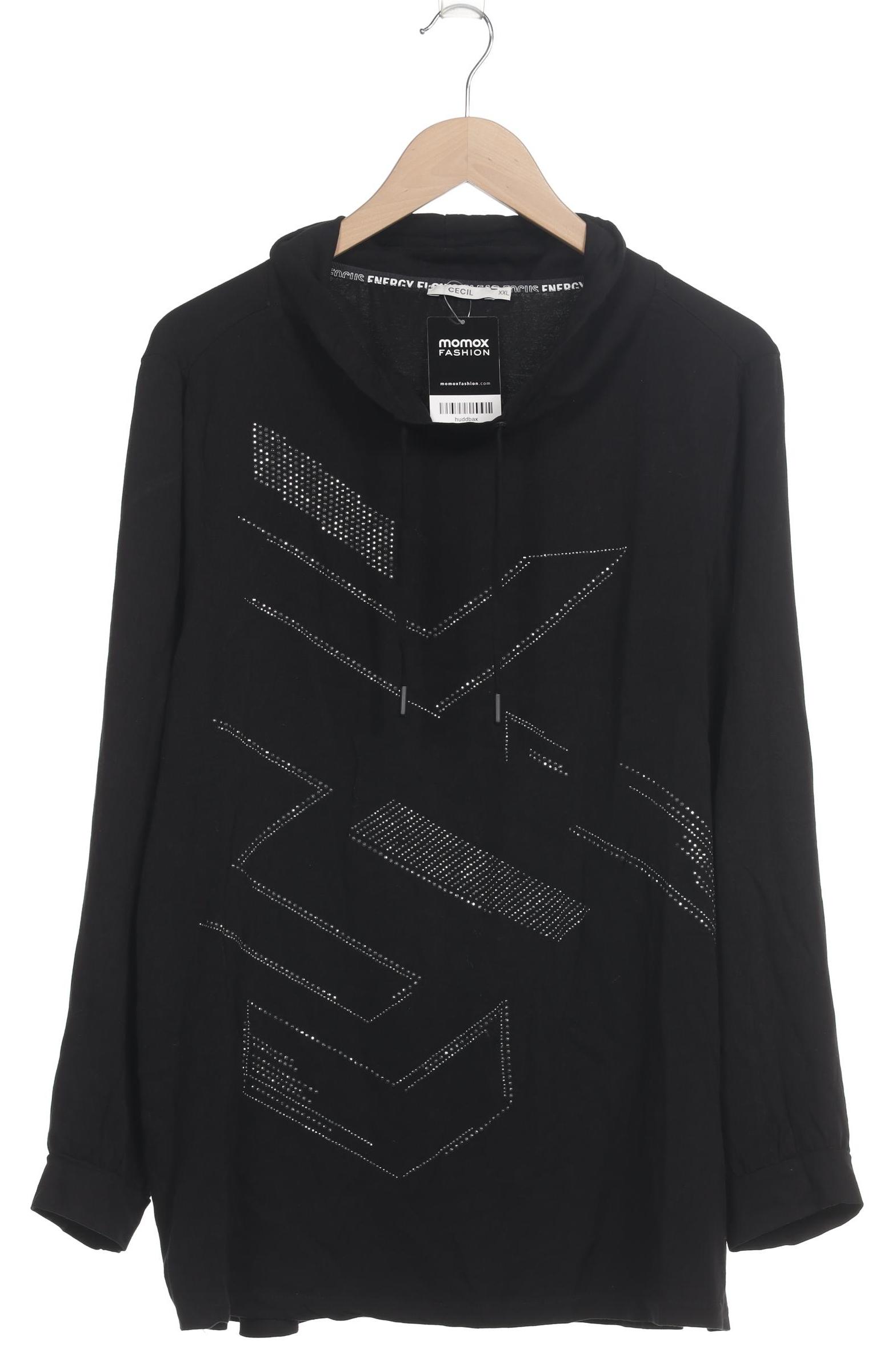 

Cecil Damen Langarmshirt, schwarz, Gr. 46