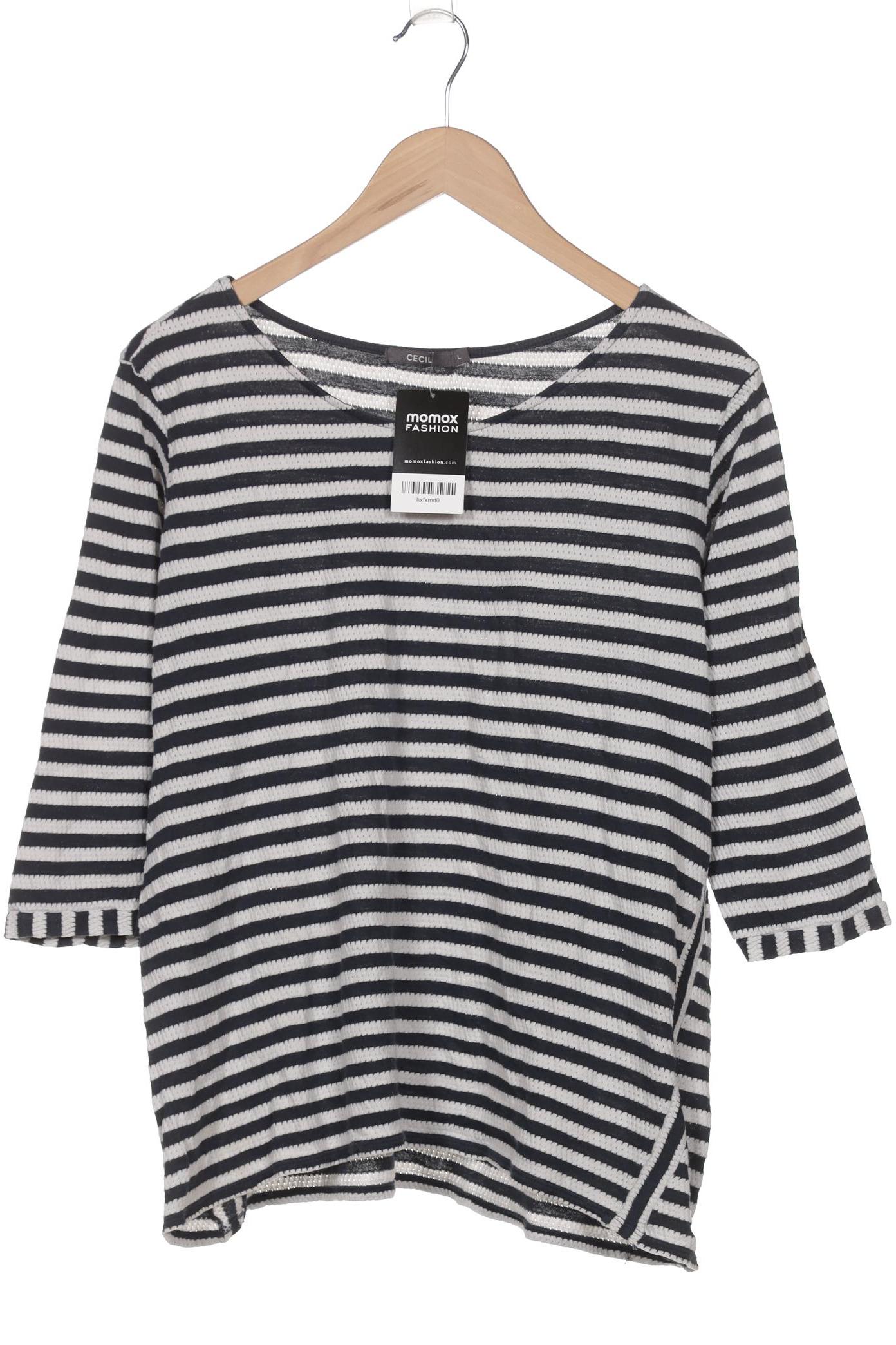 

Cecil Damen Langarmshirt, marineblau, Gr. 42