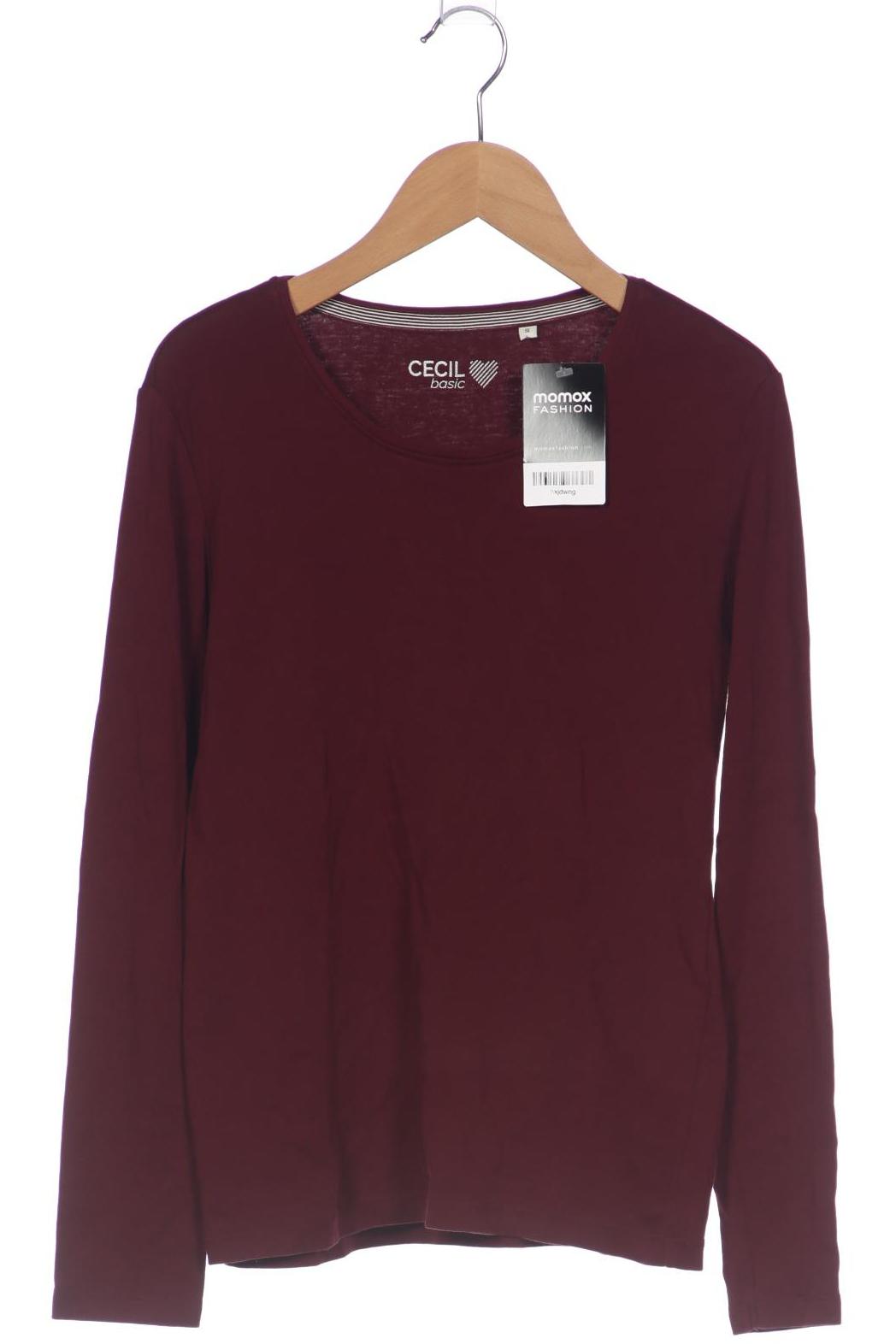 

Cecil Damen Langarmshirt, bordeaux, Gr. 36