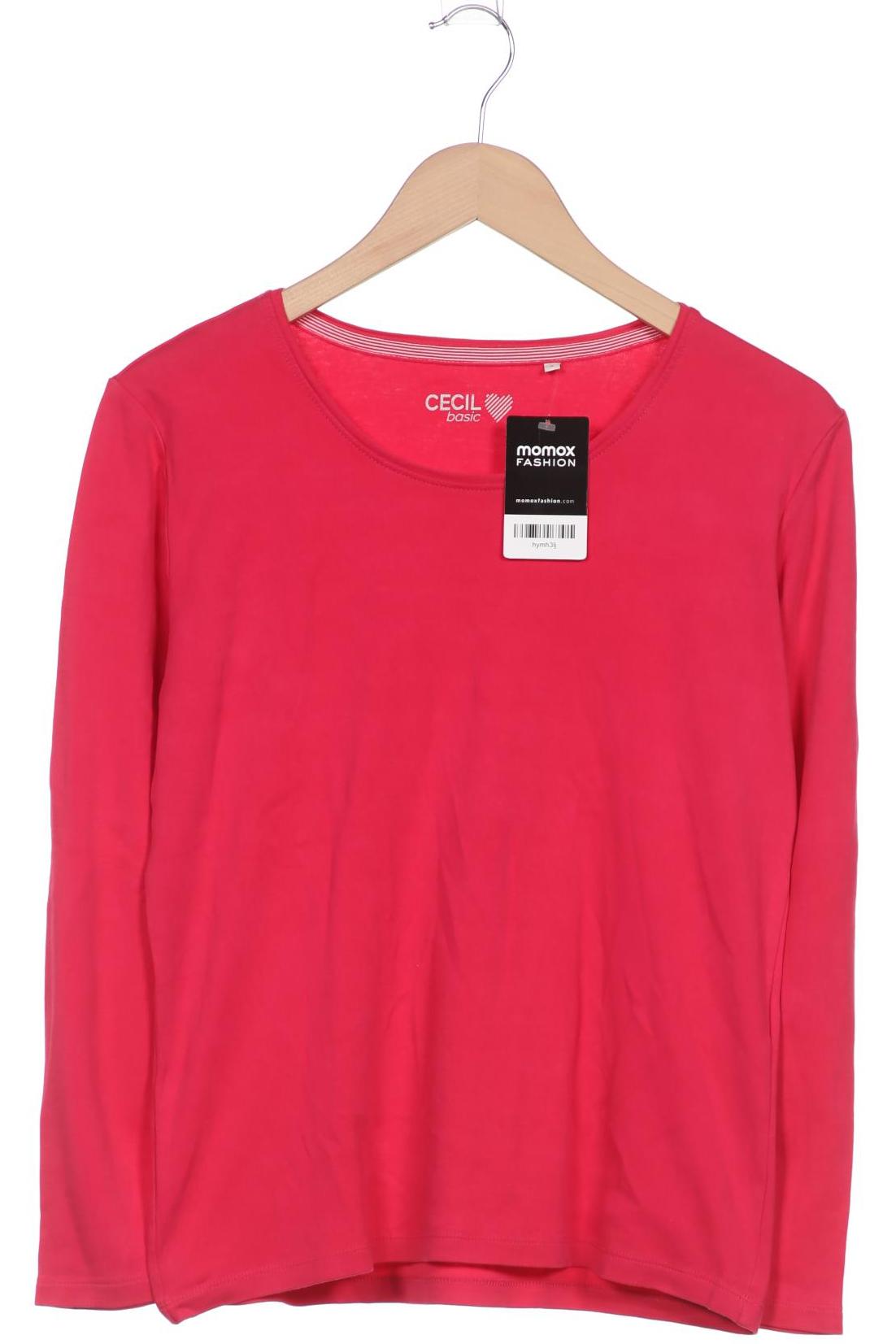 

Cecil Damen Langarmshirt, pink, Gr. 42