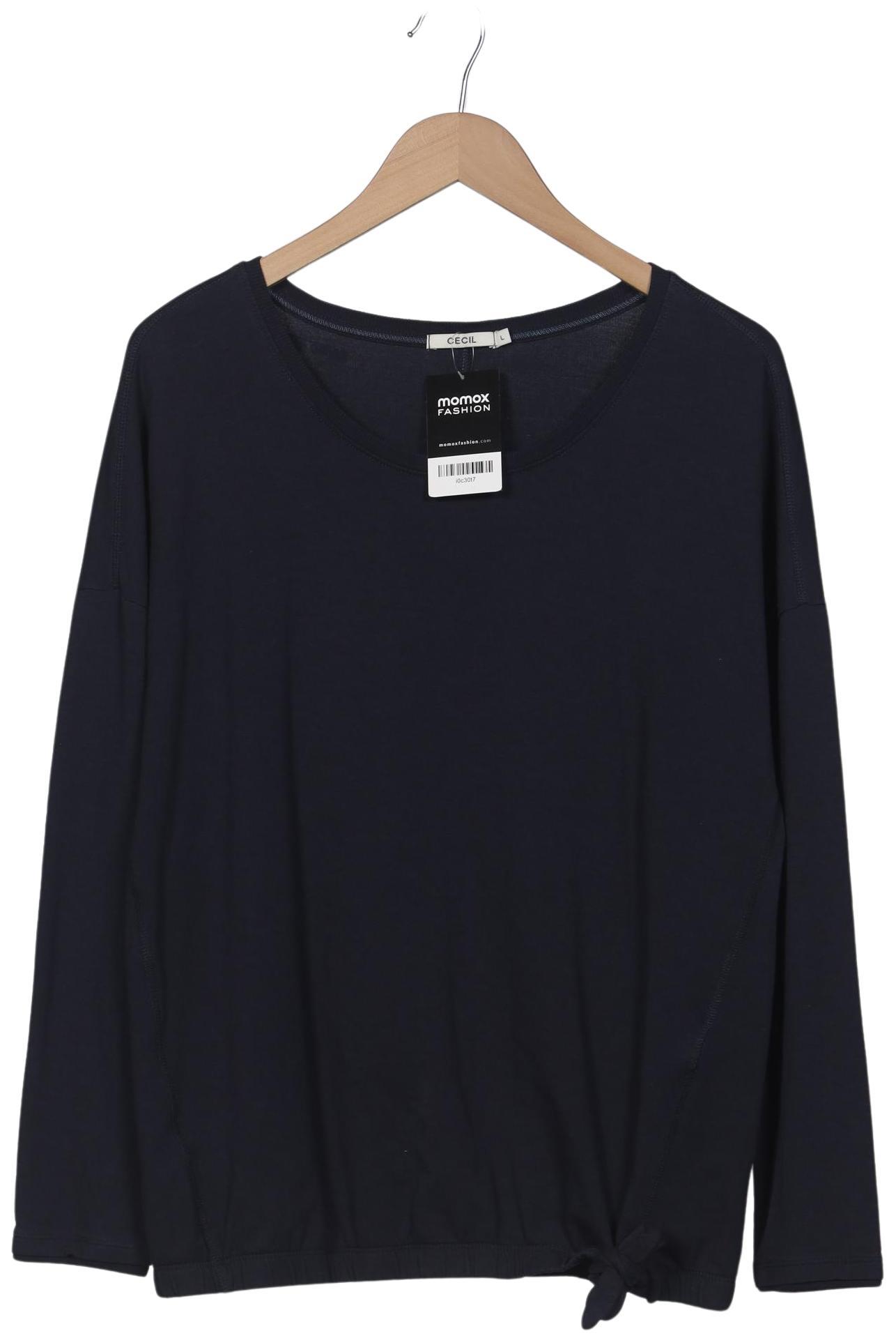 

Cecil Damen Langarmshirt, marineblau, Gr. 42