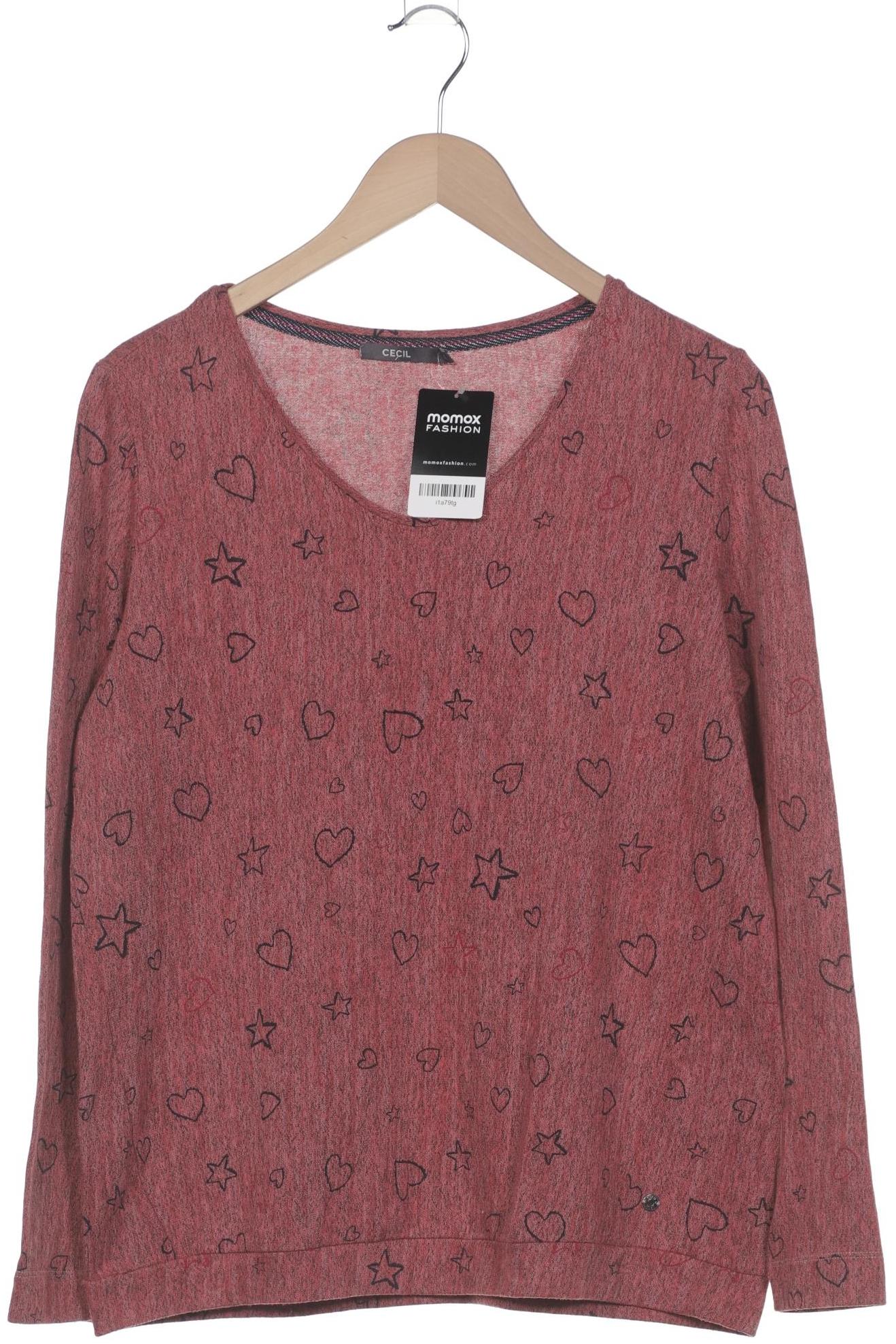 

Cecil Damen Langarmshirt, pink, Gr. 42