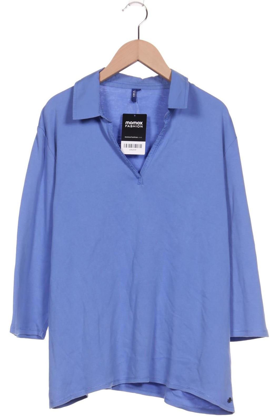 

Cecil Damen Langarmshirt, blau, Gr. 44