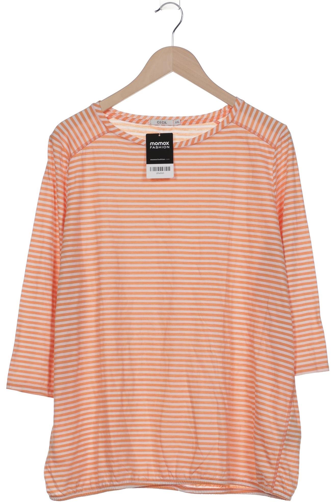 

Cecil Damen Langarmshirt, orange, Gr. 46