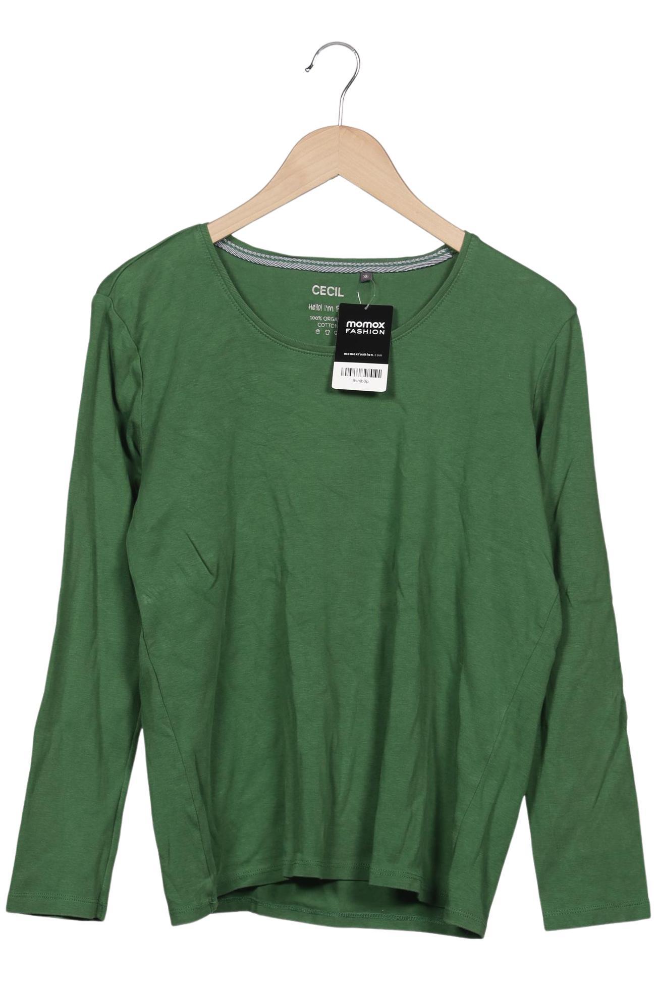 

Cecil Damen Langarmshirt, grün, Gr. 44