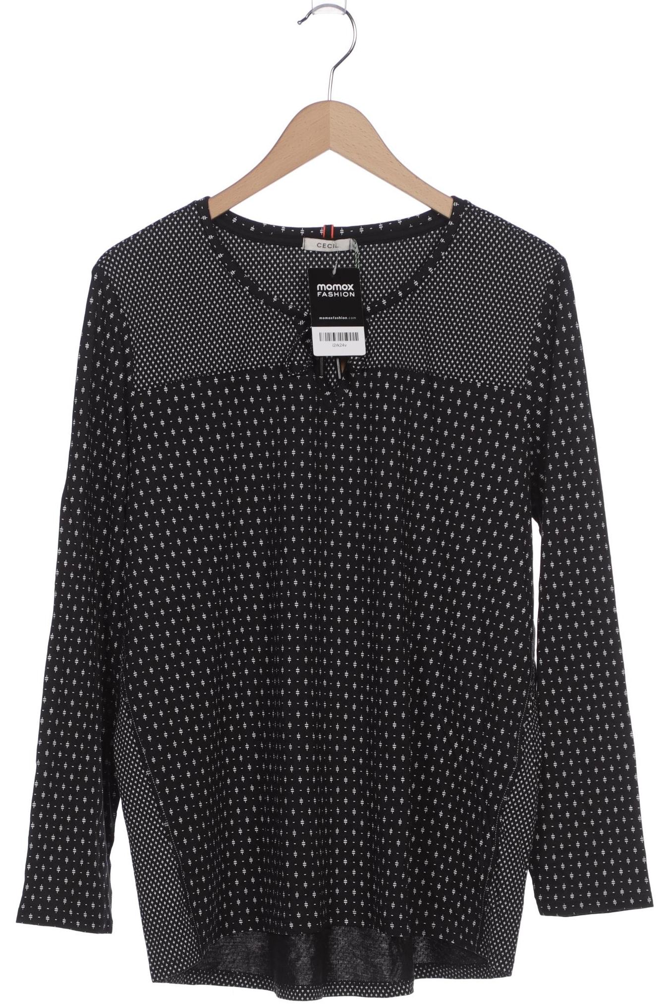 

Cecil Damen Langarmshirt, schwarz, Gr. 46