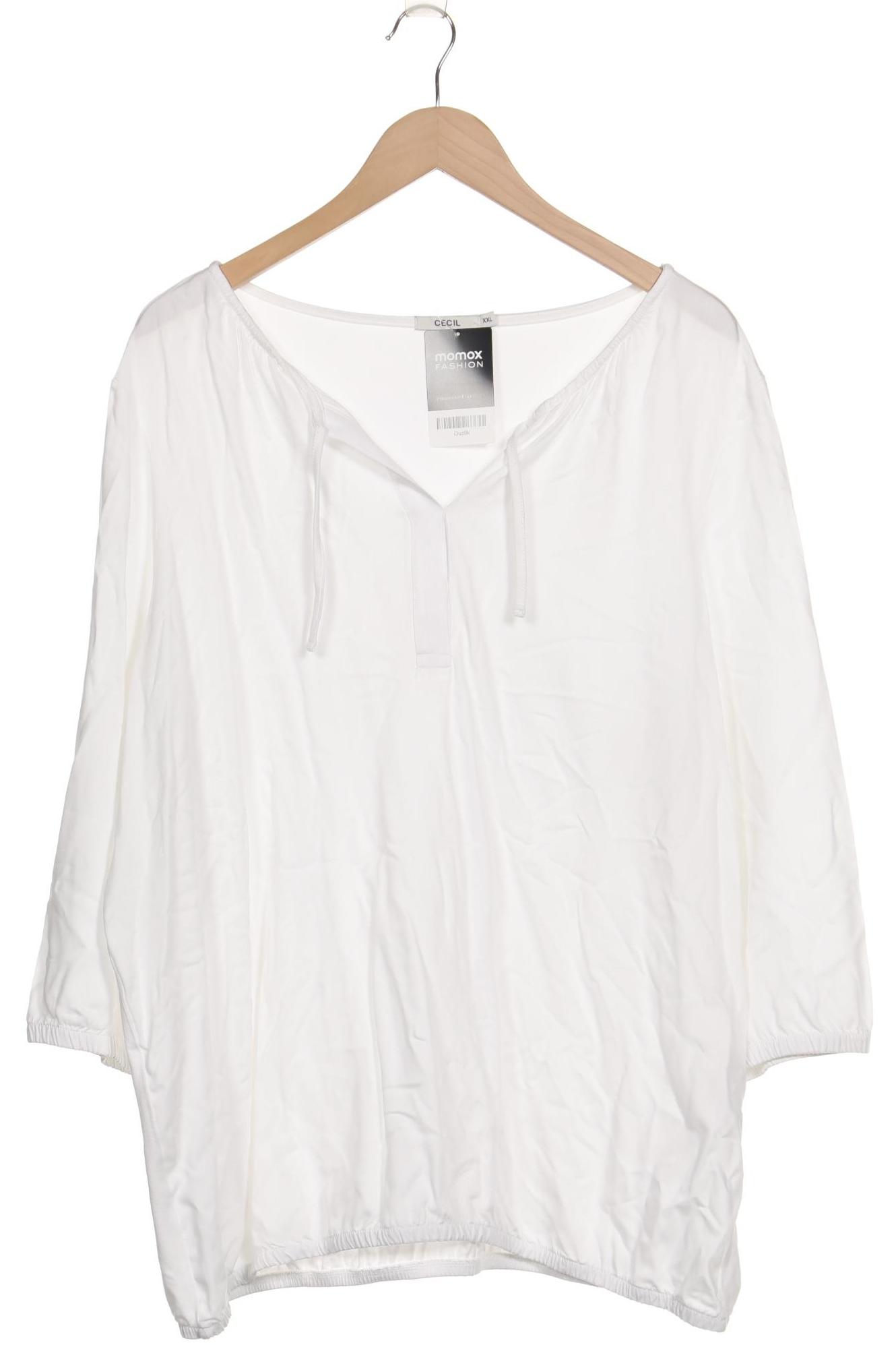 

Cecil Damen Langarmshirt, weiß, Gr. 46