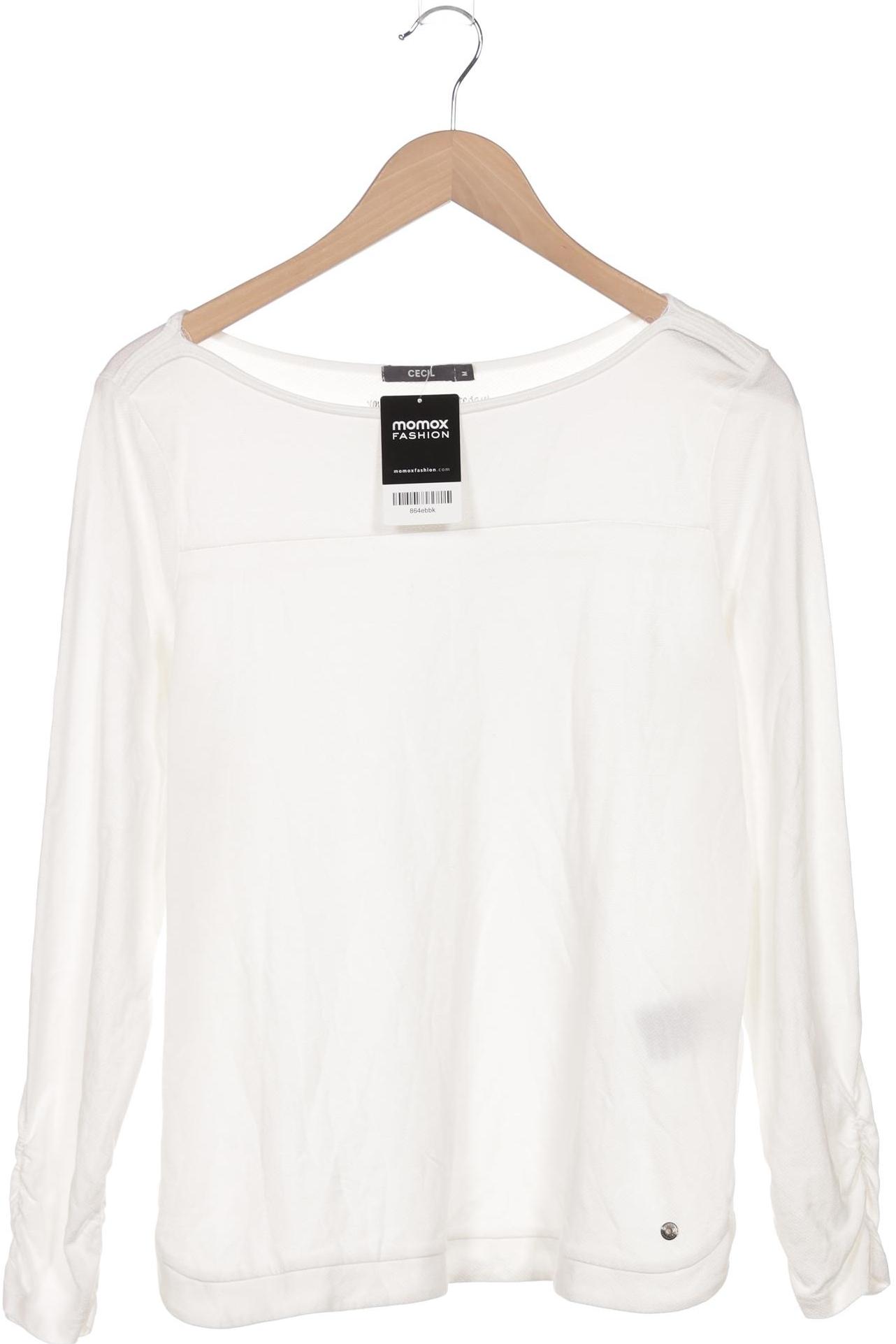 

Cecil Damen Langarmshirt, weiß, Gr. 38