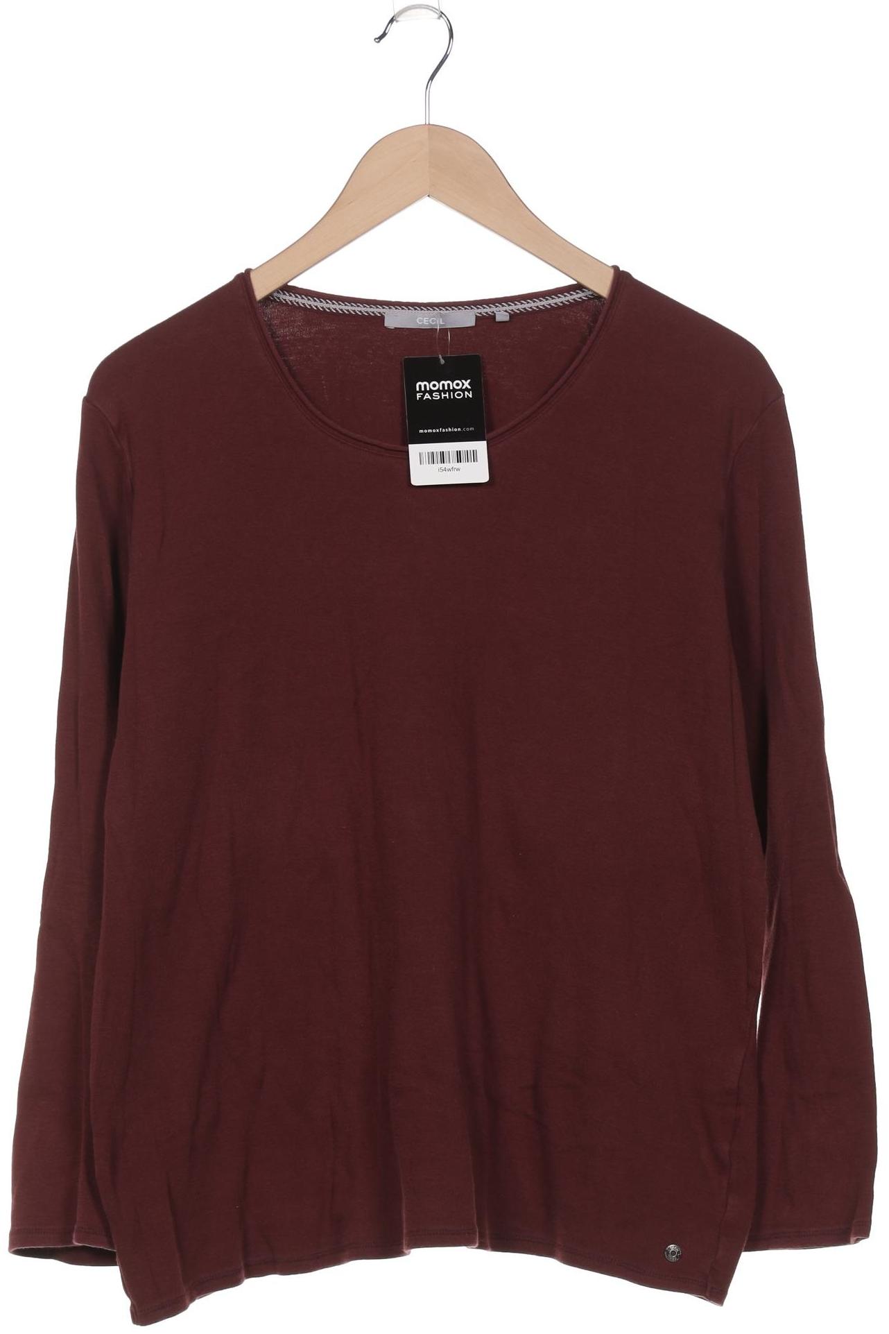 

Cecil Damen Langarmshirt, bordeaux, Gr. 46