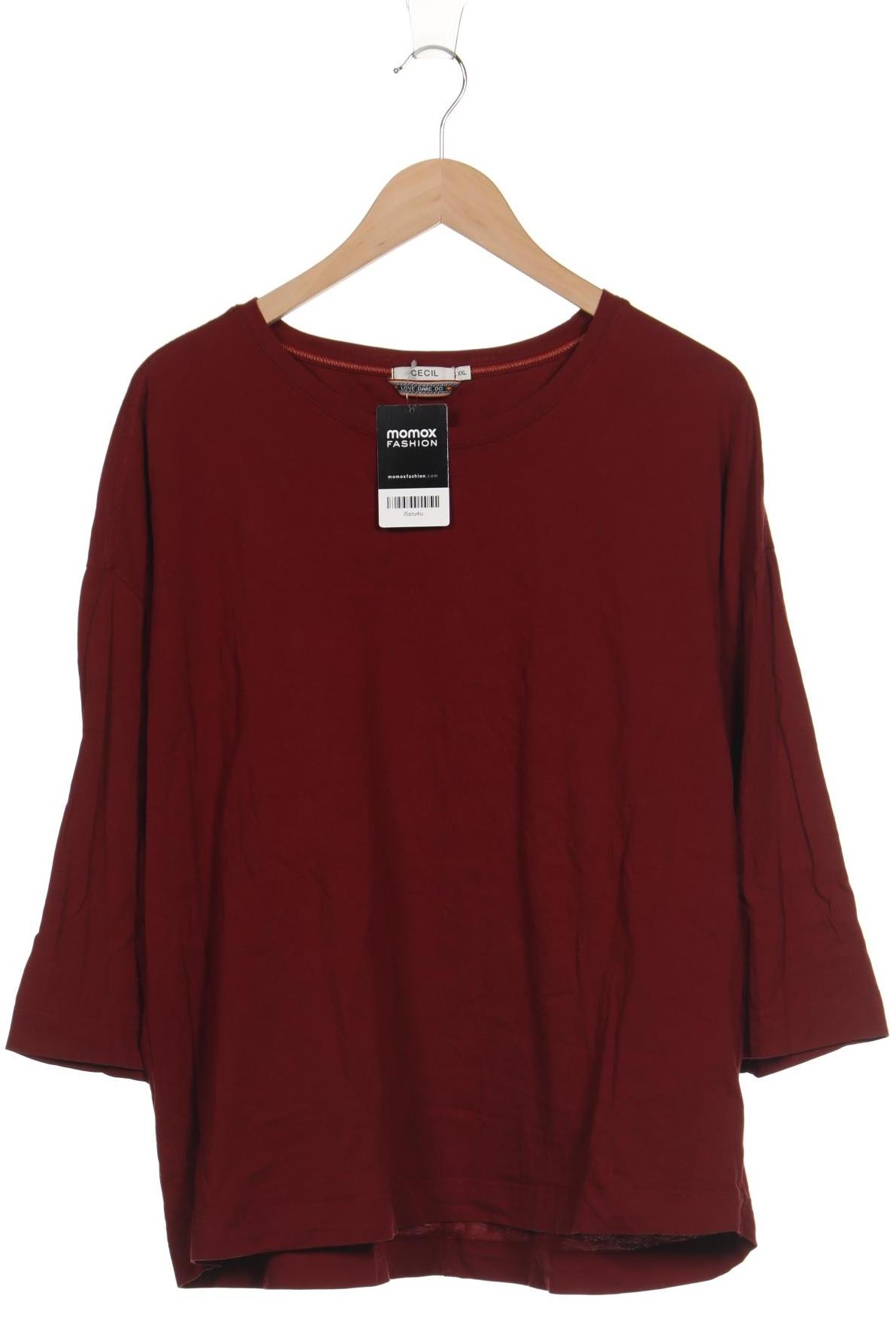 

Cecil Damen Langarmshirt, bordeaux, Gr. 46