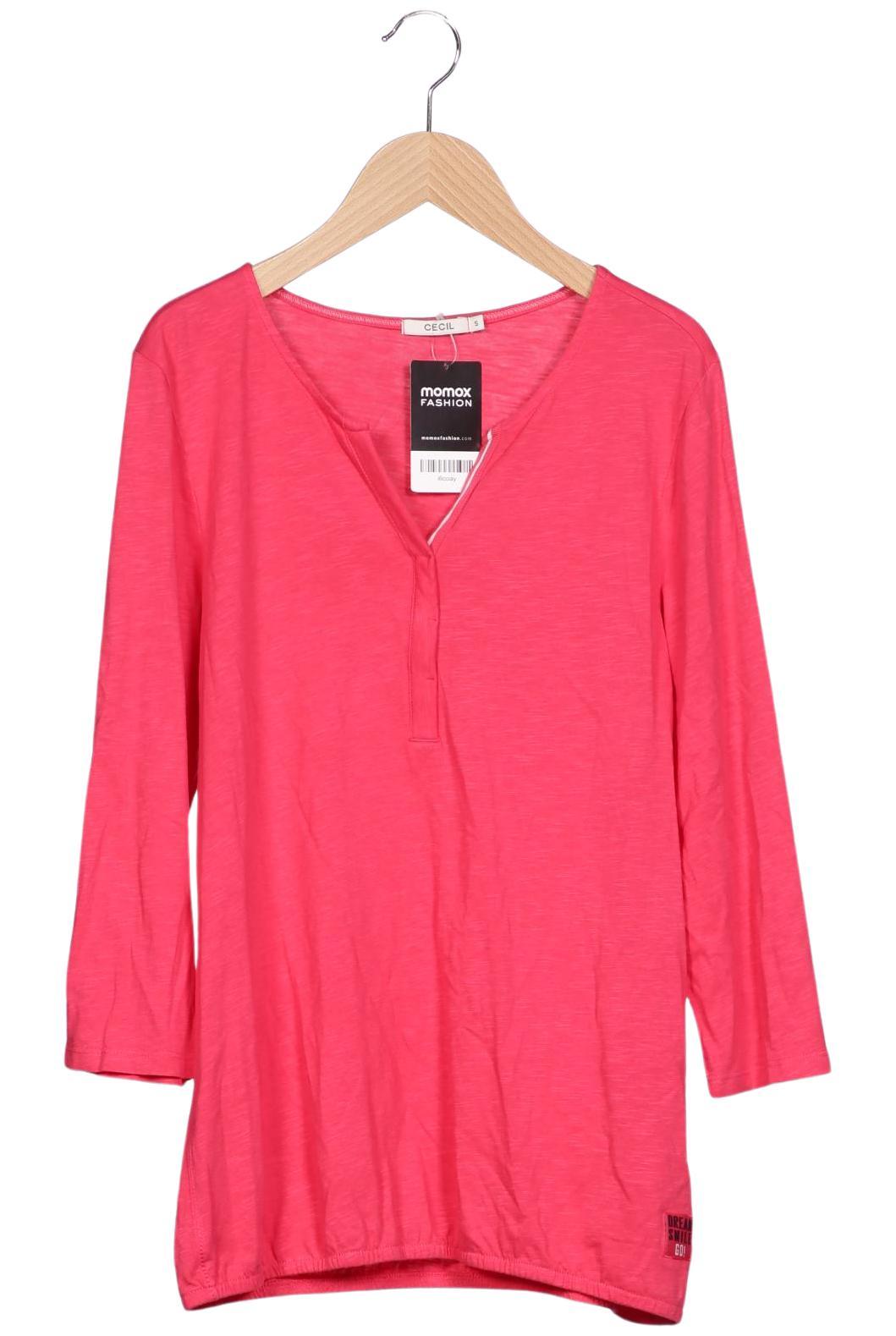 

Cecil Damen Langarmshirt, pink, Gr. 36
